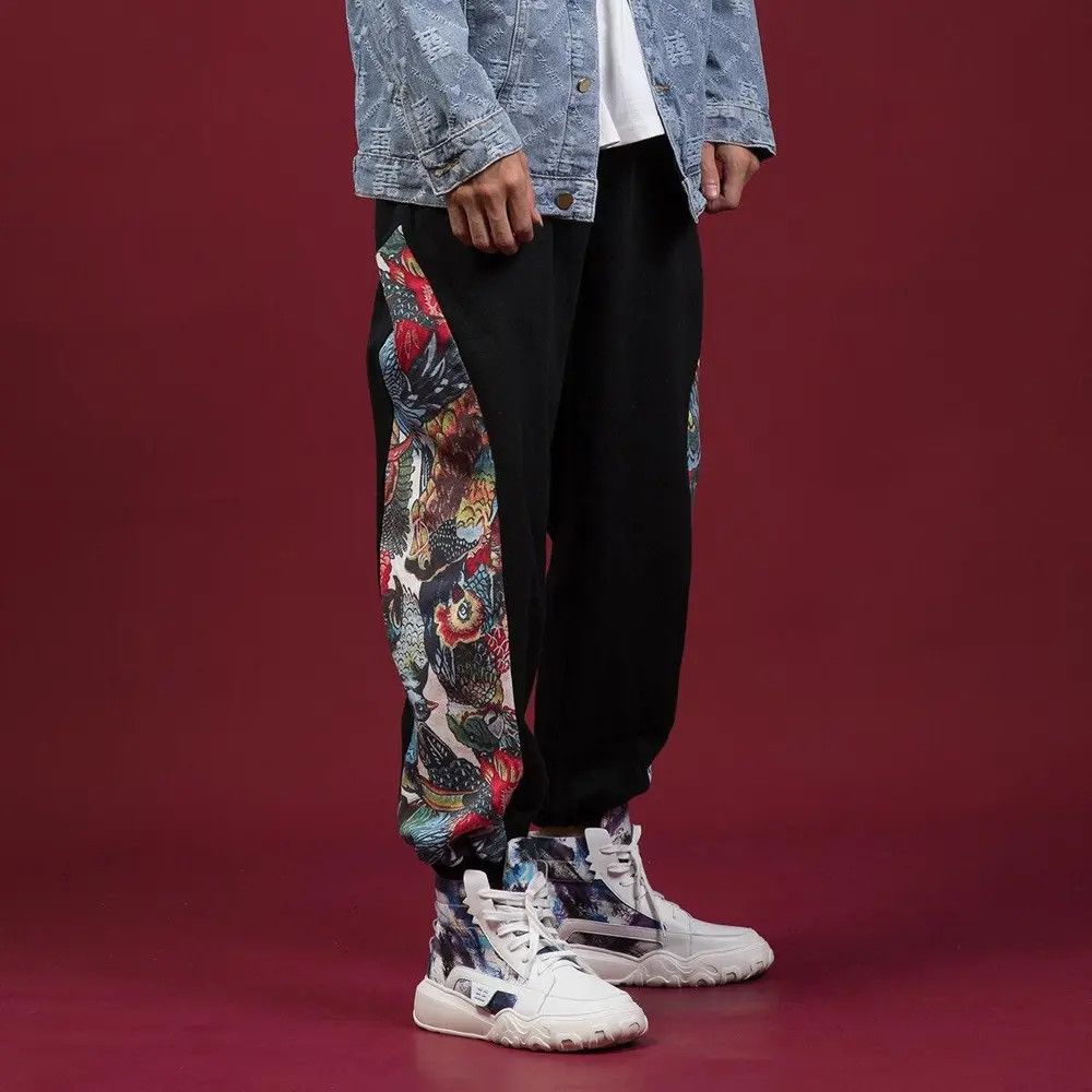 Japanese Brand × Jean Harem Pants, Streetwear Unisex Casual Size US 32 / EU 48 - 7 Thumbnail