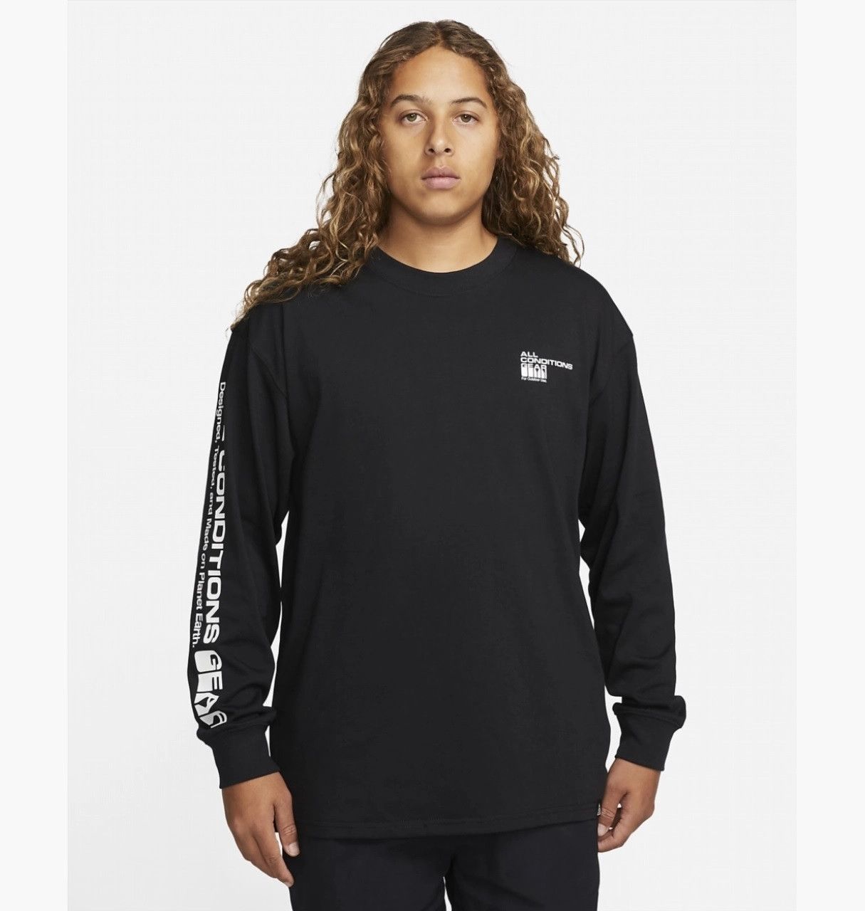 Nike Nike Acg Black Long Sleeve Outdoor Size US S / EU 44-46 / 1 - 1 Thumbnail