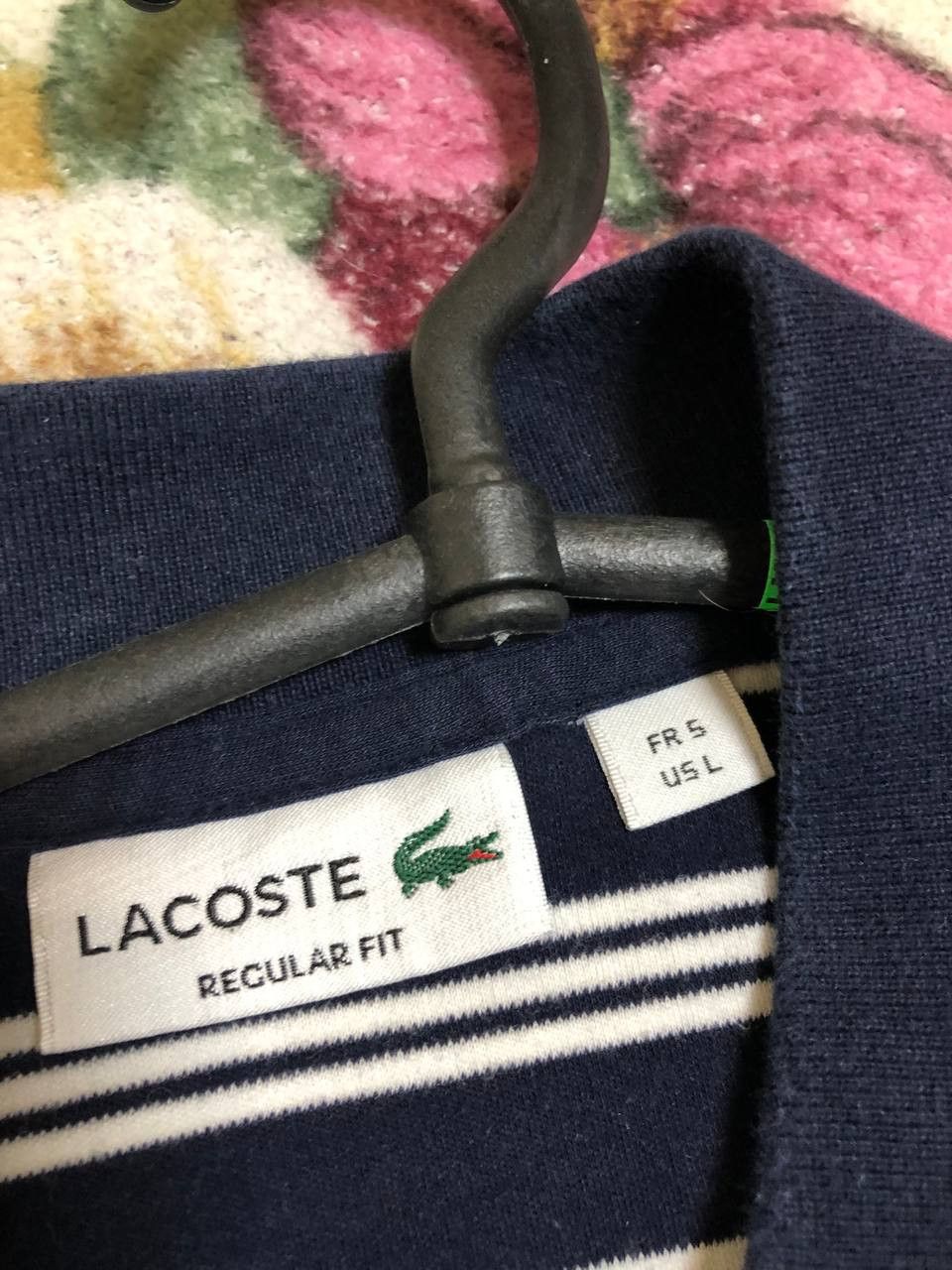 Lacoste Lacoste Men's Striped Short Sleeve Polo Shirt Size US L / EU 52-54 / 3 - 2 Thumbnail