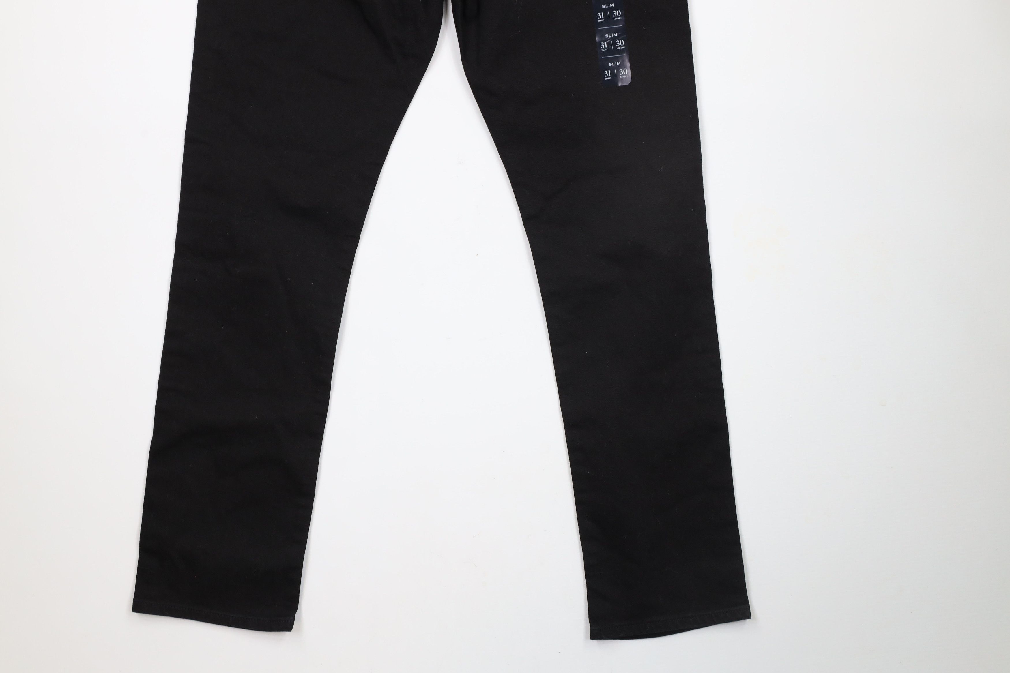 J.Crew × Vintage New J Crew Stretch Slim Fit Straight Leg Denim Jeans Black Size US 31 - 10 Thumbnail