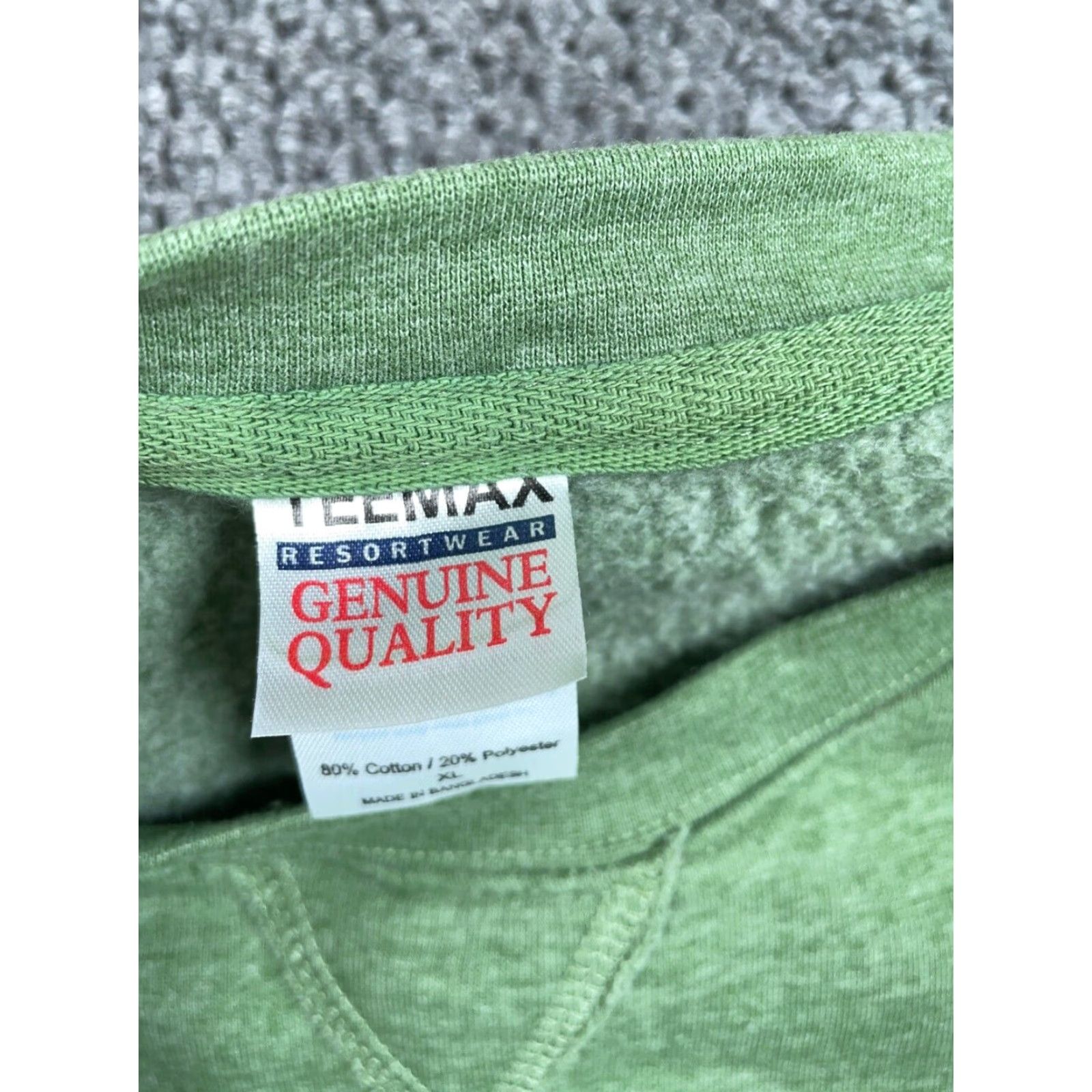 Vintage Vintage Retro Music Embroidered Sweatshirt Adult XL Marled Green Crewneck Size US XL / EU 56 / 4 - 3 Thumbnail