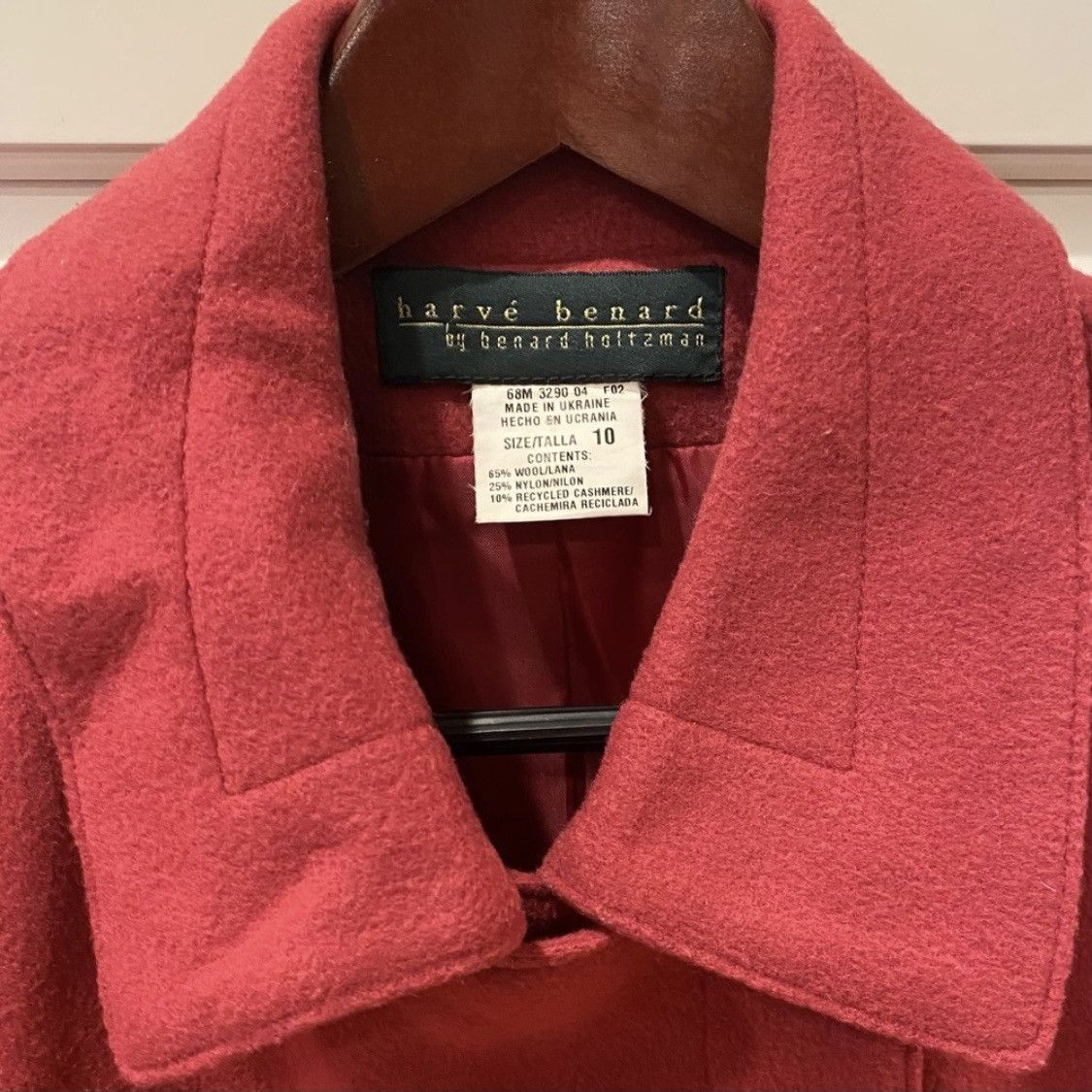 Harve Benard Vintage Harve Benard Wool Cashmere Pea Coat Double Breasted Size L / US 10 / IT 46 - 6 Thumbnail
