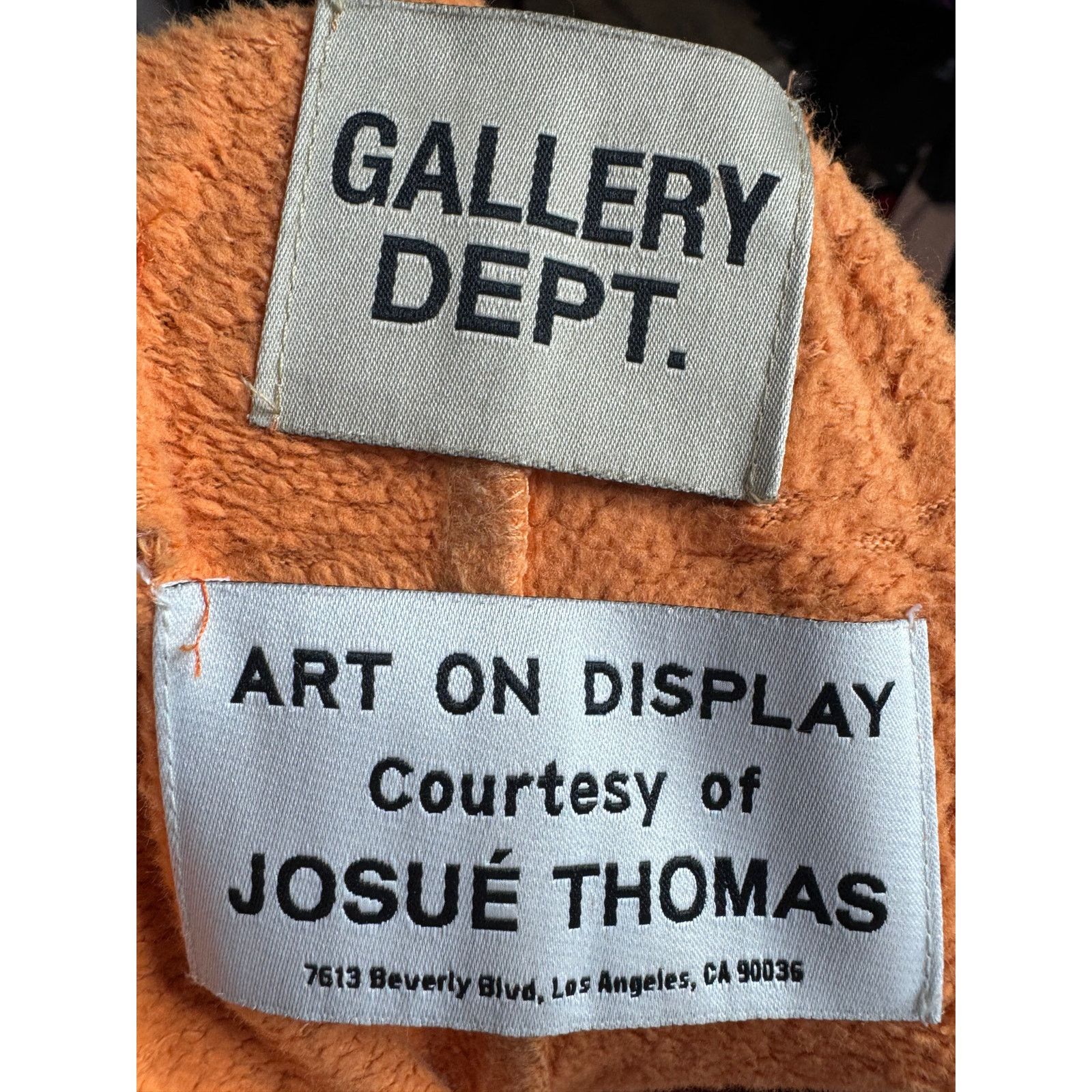 Gallery Dept. Gallery Dept Orange Splatter Flare Sweatpants Size US 34 / EU 50 - 3 Thumbnail