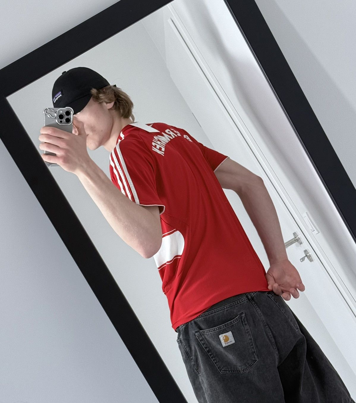 Adidas Vintage Adidas Y2K streetwear track sportswear t-shirt Size US L / EU 52-54 / 3 - 5 Thumbnail