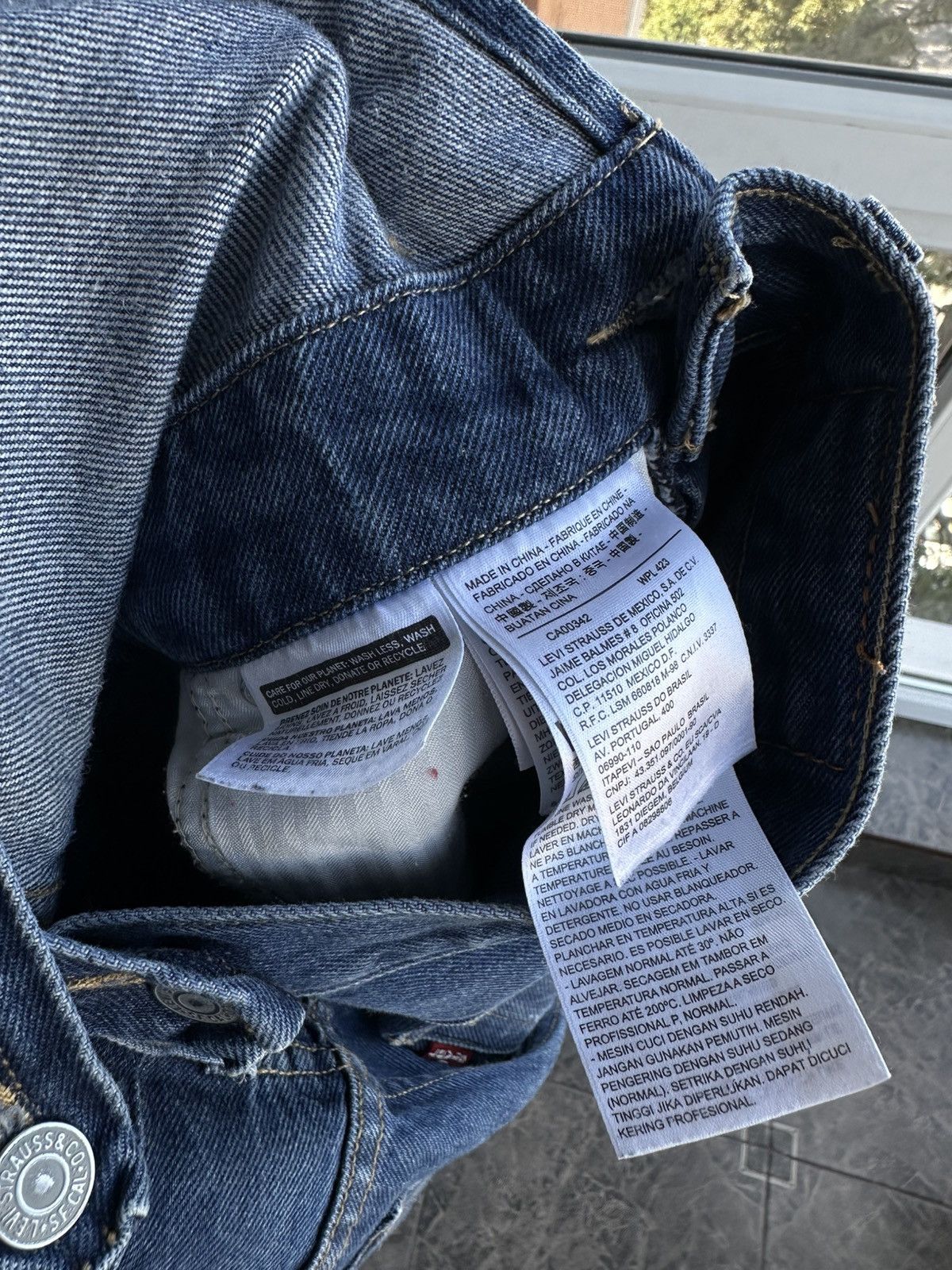 Levi's Levi’s Woman Navy Denim Overall Tracksuit Sz M Size 38" / US 16 / IT 52 - 10 Thumbnail