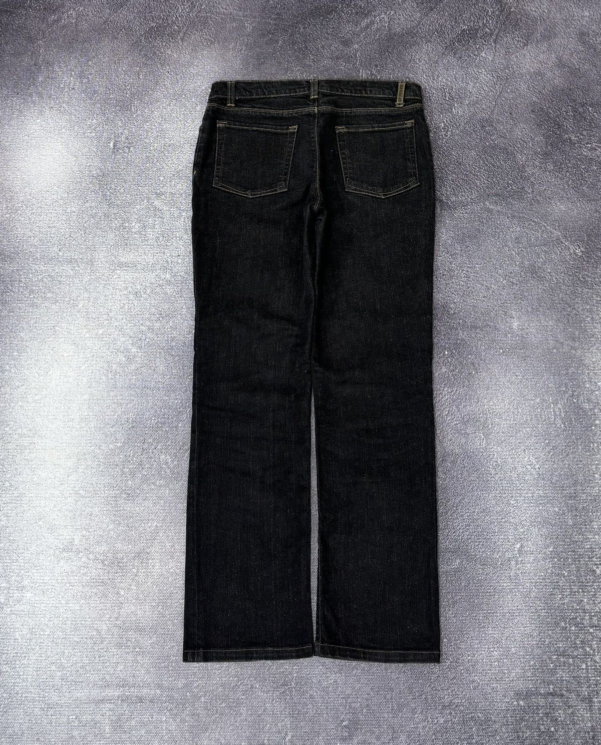 GF Ferre Vintage Gianfranco Ferre Black Italian Luxury Denim Jeans Size US 31 - 2 Thumbnail