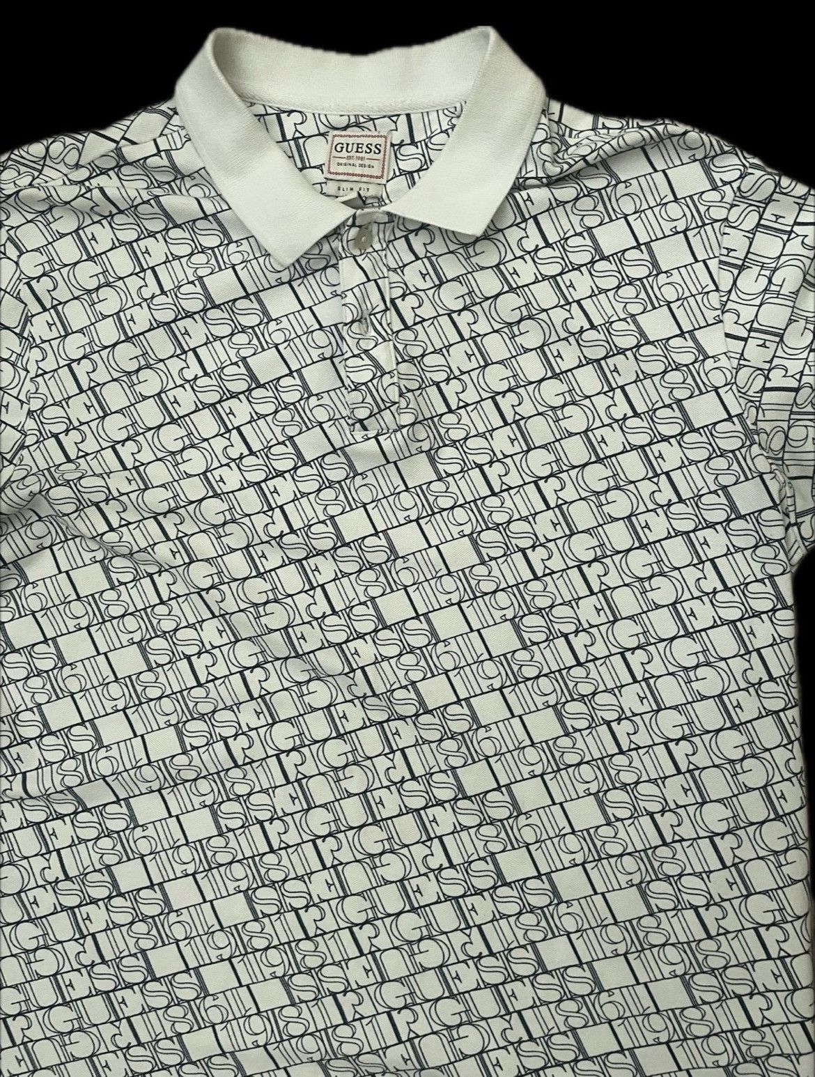 Guess GUESS JEANS Polo DARAN Slim Fit Size US M / EU 48-50 / 2 - 1 Thumbnail