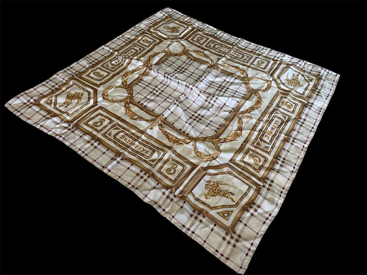 Burberry Vintage Burberrys silk scarf Size ONE SIZE - 3 Thumbnail