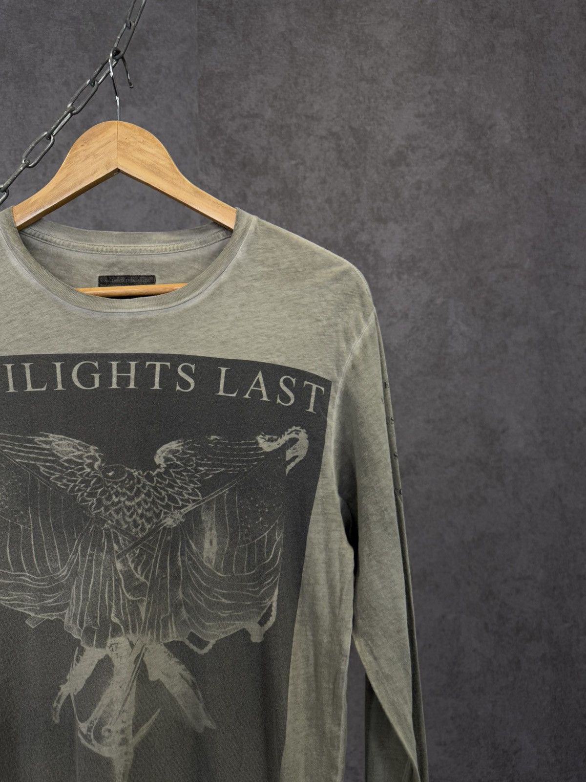 Allsaints Allsaints vintage designer art avant garde longsleeve Size US S / EU 44-46 / 1 - 3 Thumbnail