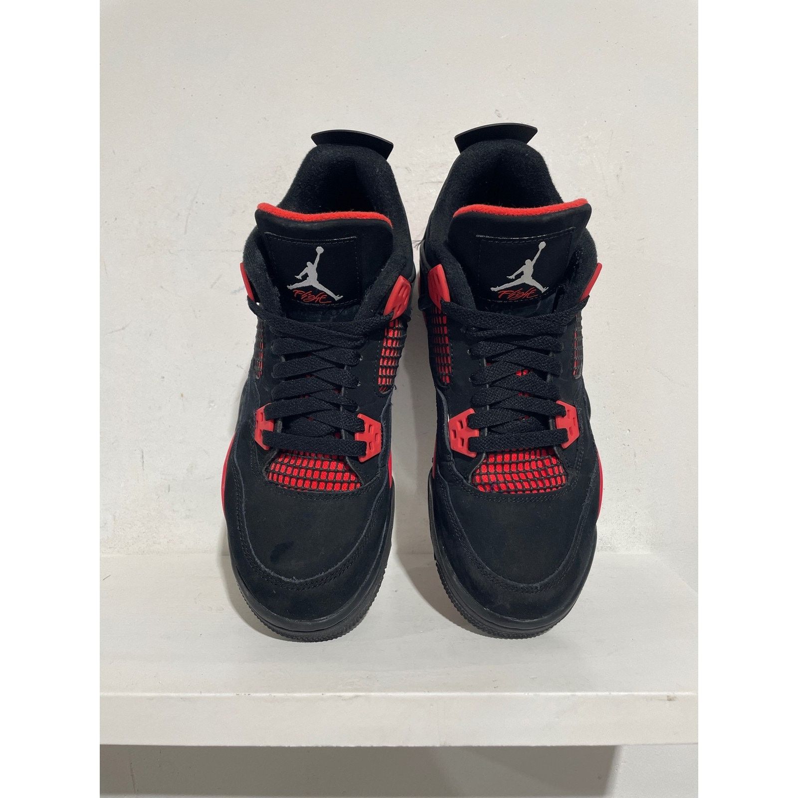 Nike NIKE JORDAN 4 RED THUNDER SIZE 7Y PREOWNED Size US 7 / EU 40 - 6 Thumbnail
