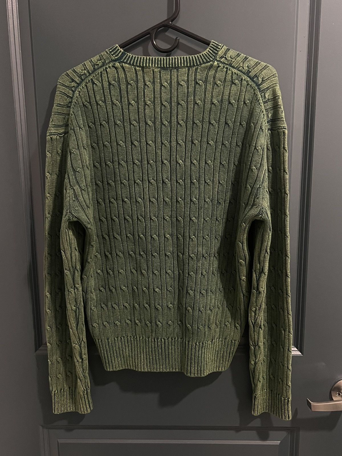 Other Satur Classic dyed cable knit Vintage Green Size US M / EU 48-50 / 2 - 2 Thumbnail