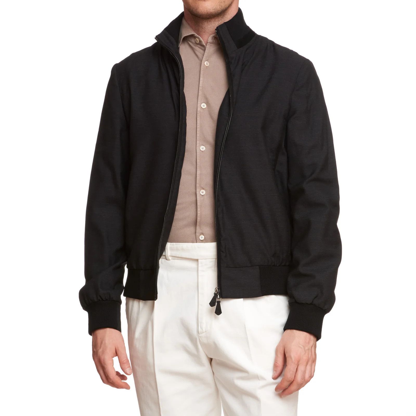 Berluti BERLUTI Paris Charcoal Gray Wool Unlined Blouson Jacket Size US M / EU 48-50 / 2 - 2 Thumbnail
