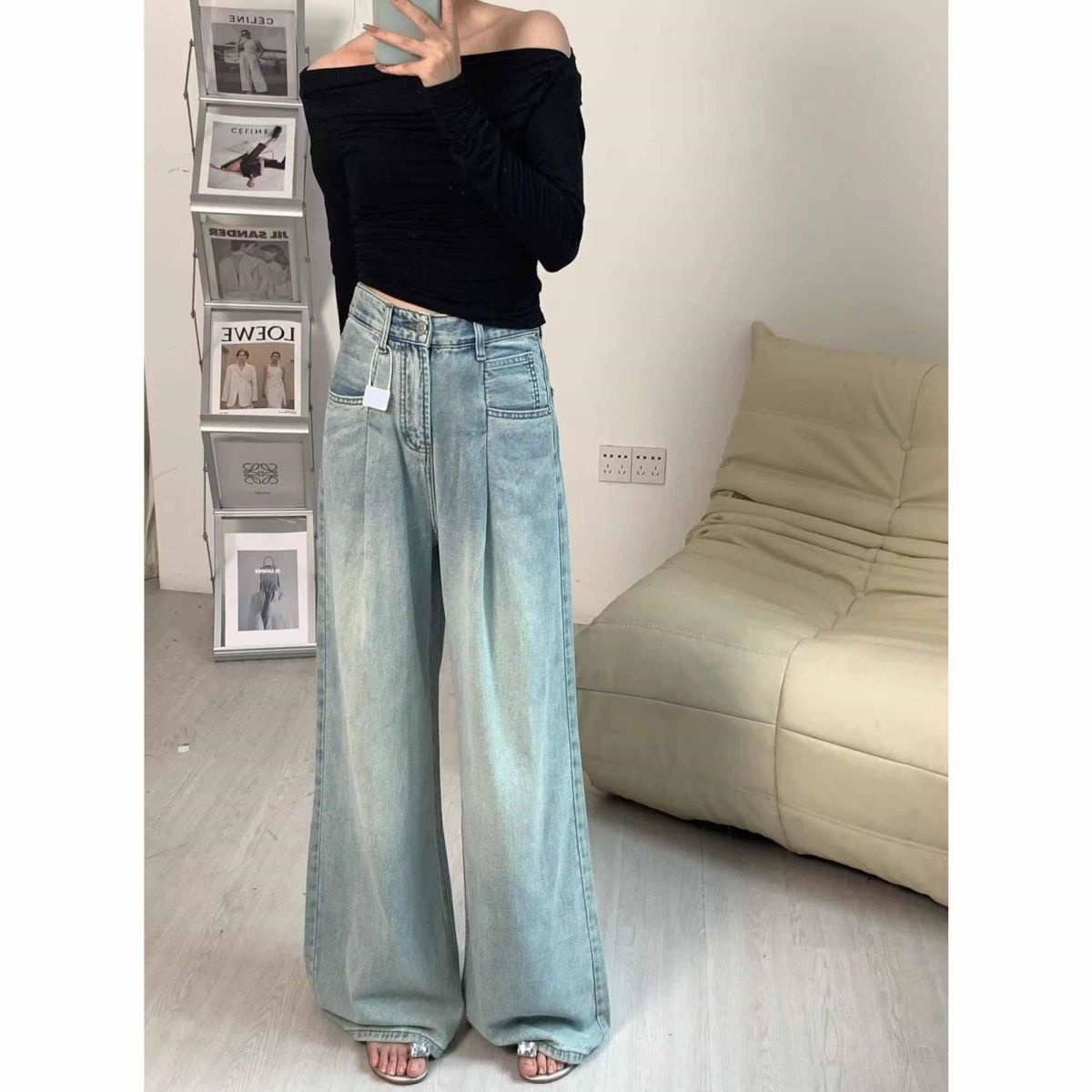 Vintage Vintage Faded Jeans Size 28" / US 6 / IT 42 - 1 Thumbnail