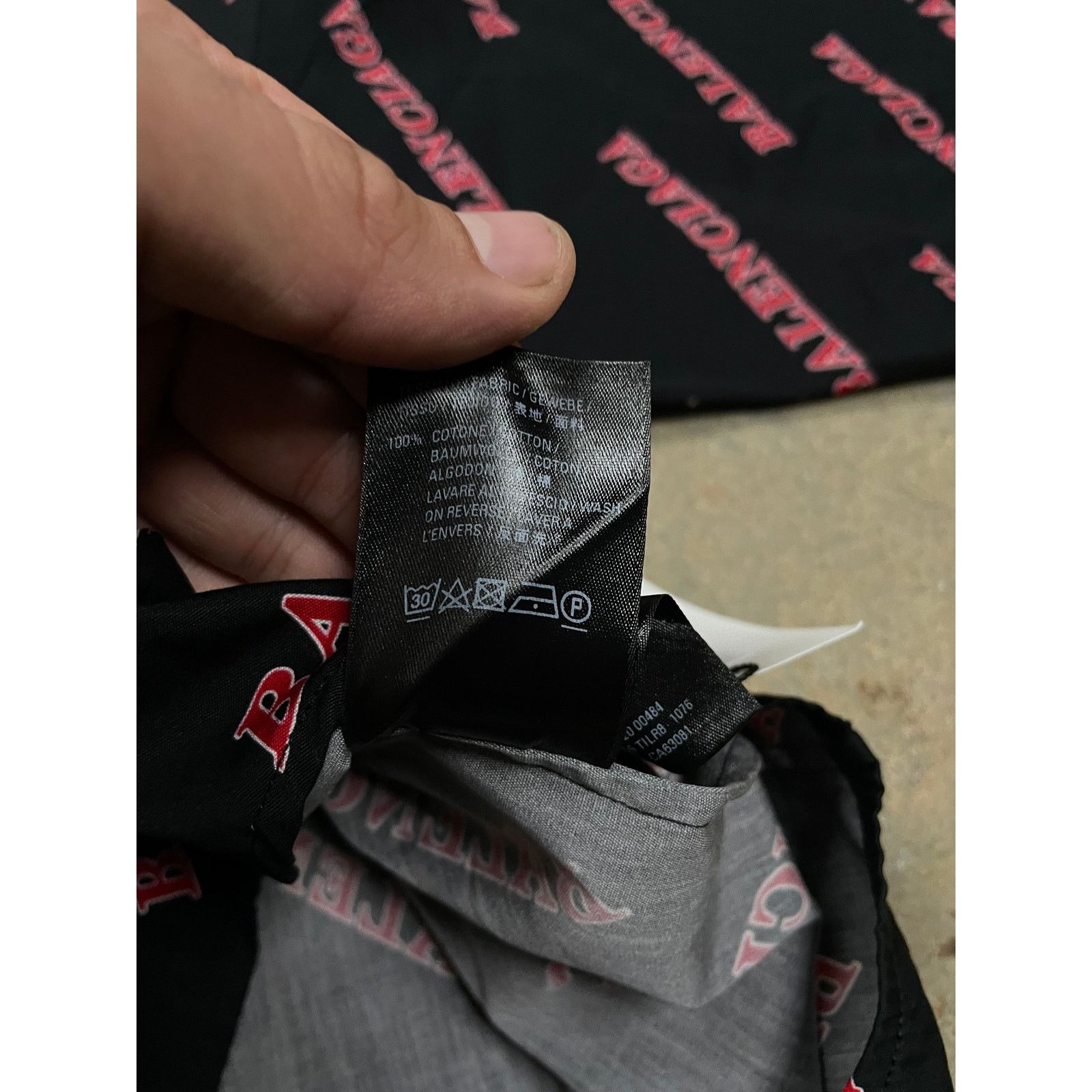 Balenciaga Baleneciaga All Over Zip Up Used 39 (XL) Size US XL / EU 56 / 4 - 6 Thumbnail