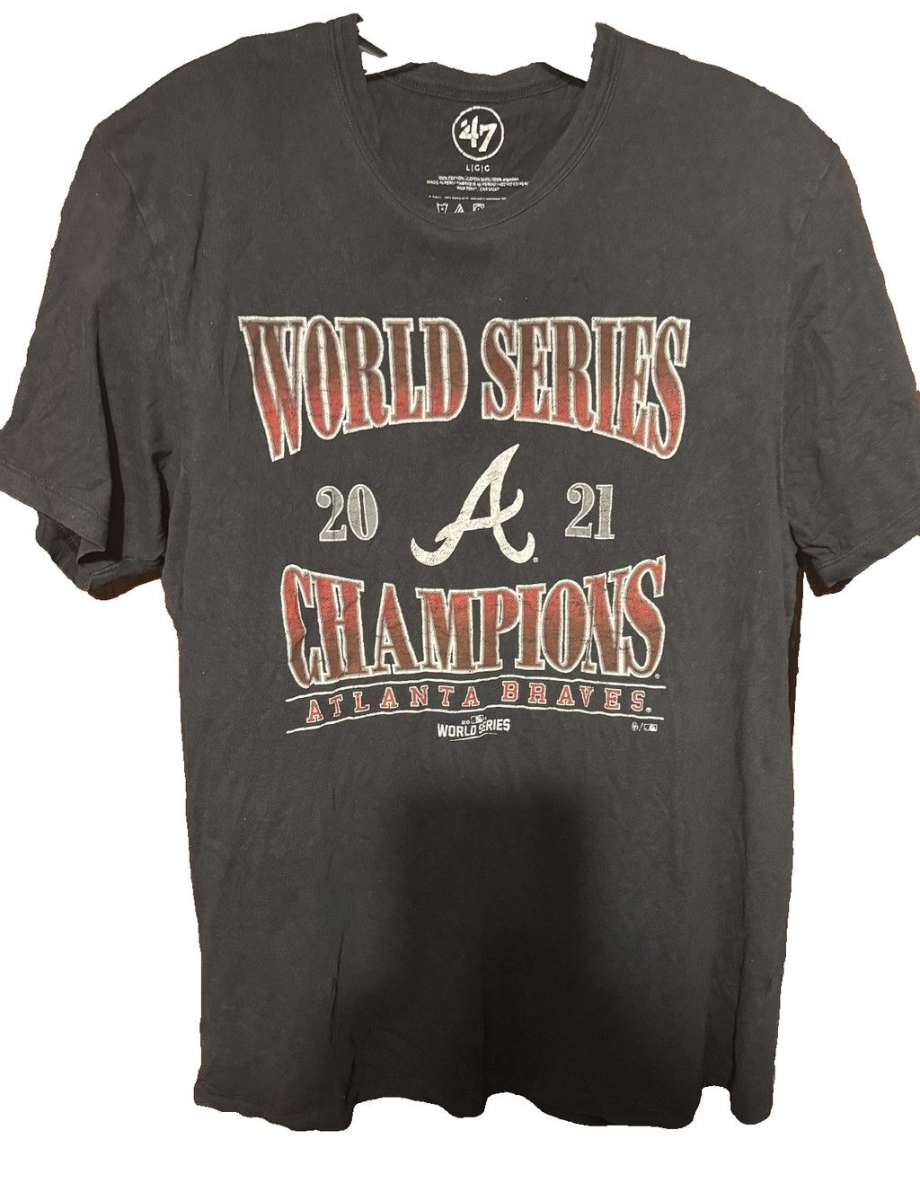 47 Atlanta Braves 2021 World Series Champs '47 T-Shirt Men's Sz Size US L / EU 52-54 / 3 - 1 Thumbnail