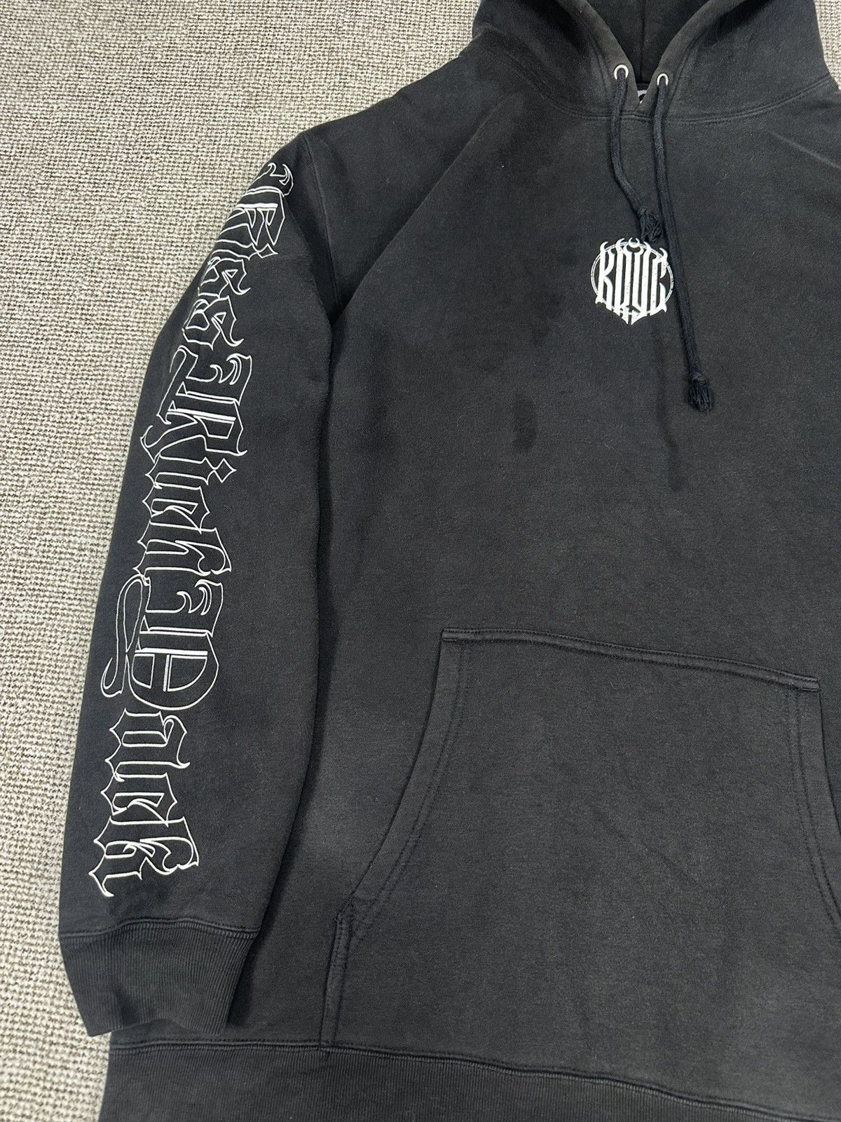 14th Addiction Kryclothing Tokyo Darkside Long Sun Faded Hoodie Z302 Size US XL / EU 56 / 4 - 5 Thumbnail