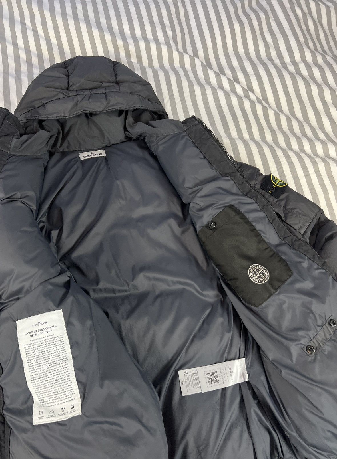 Stone Island Stone Island | Garment Dyed R-NY Down | Grey | Size XXL Size US XXL / EU 58 / 5 - 14 Thumbnail