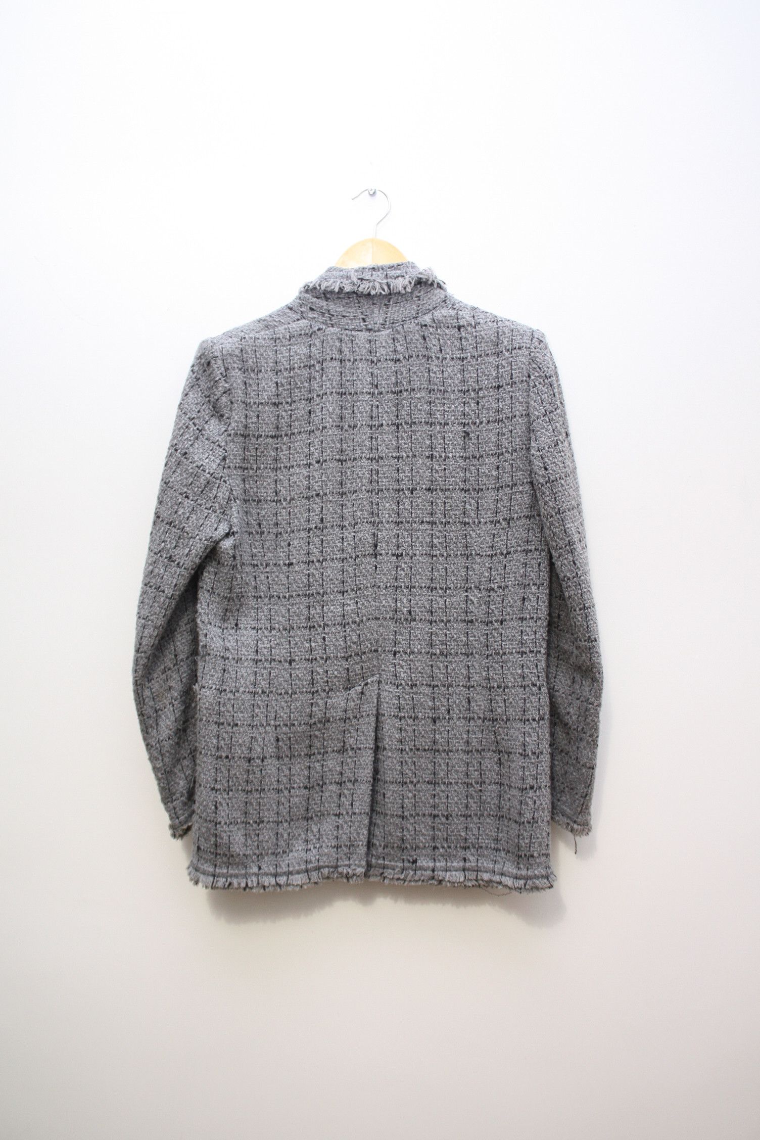 Iro Iro Paris QUANTO Blazer S18 Dark Grey / Black Women's 36 Size XS / US 0-2 / IT 36-38 - 2 Thumbnail