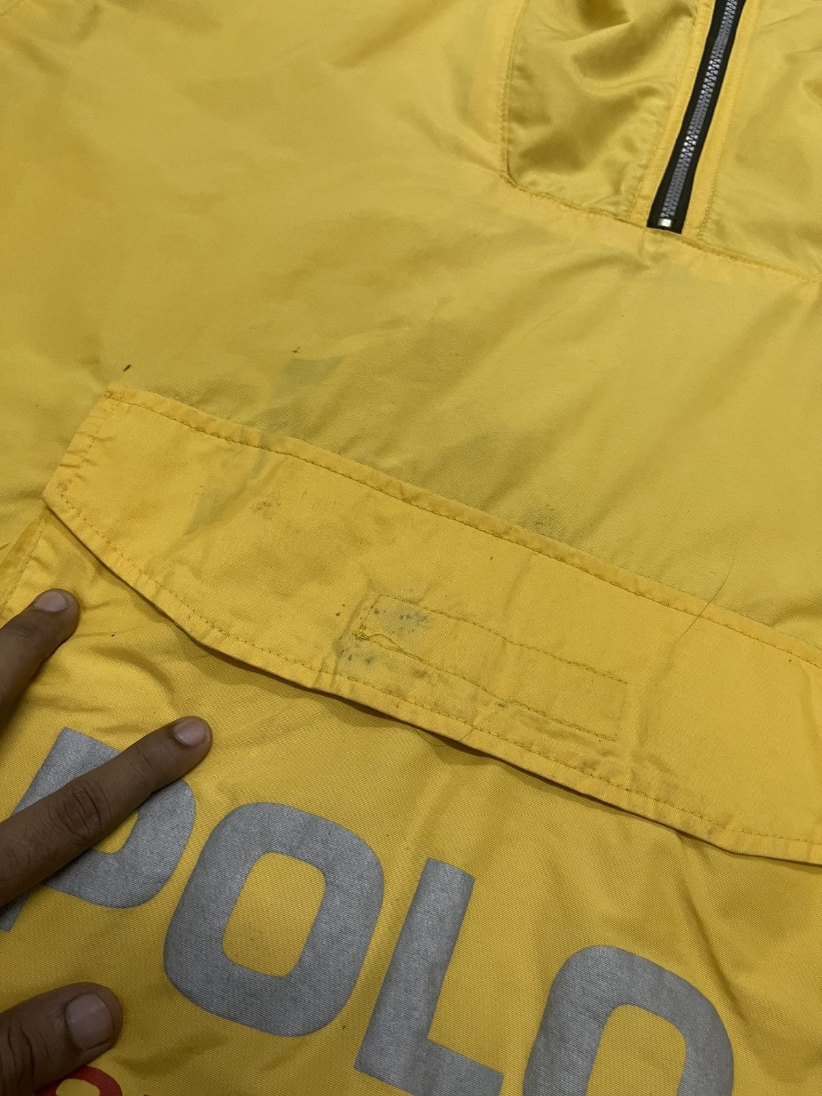 Polo Ralph Lauren 90s POLO SPORT BY RALPH LAUREN HALFZIPPER ANORAK HOODIE Size US XL / EU 56 / 4 - 7 Thumbnail