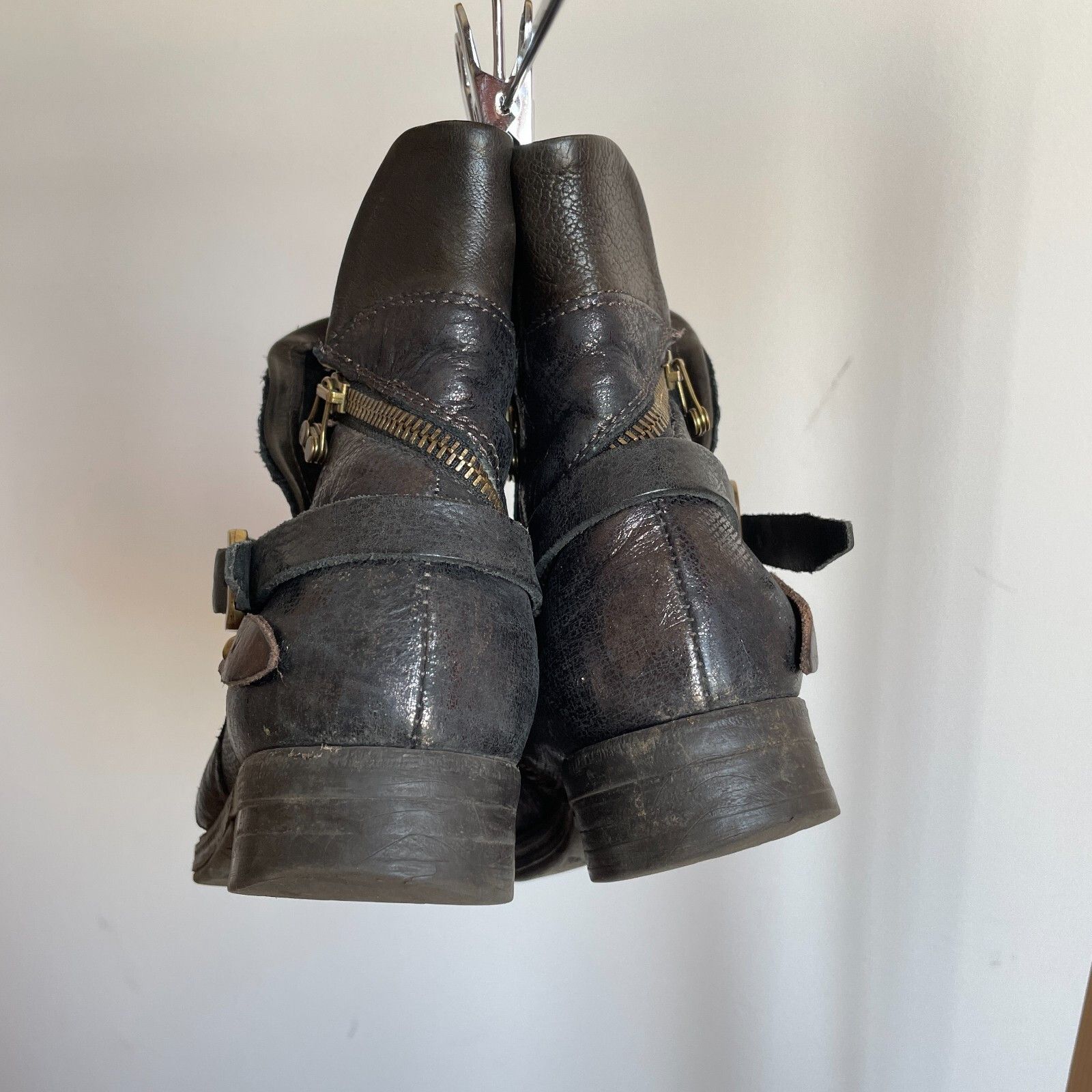 A.S.98 A.S. 98 Airsteps Womens Avant Garde Leather/Suede Boots Size US 8 / IT 38 - 4 Thumbnail