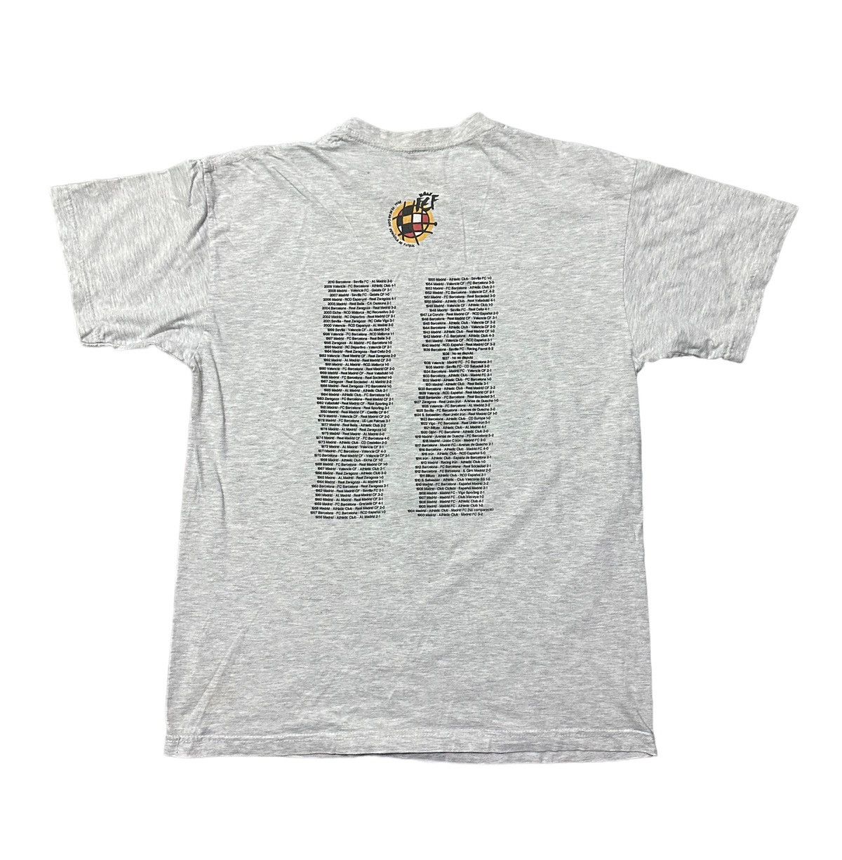 Vintage 🔥Limited🔥 Final copa 2011 Barcelona vs real madrid tee Size US L / EU 52-54 / 3 - 5 Thumbnail