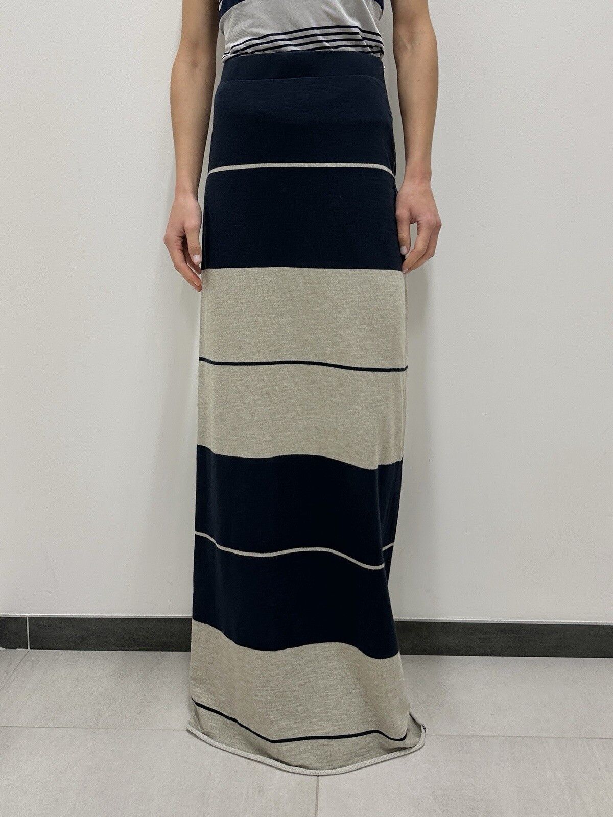 Acne Studios ACNE Nico F Striped Paw11 Long Skirt Maxi Cotton Blend Size 27" / US 4 / IT 40 - 1 Thumbnail