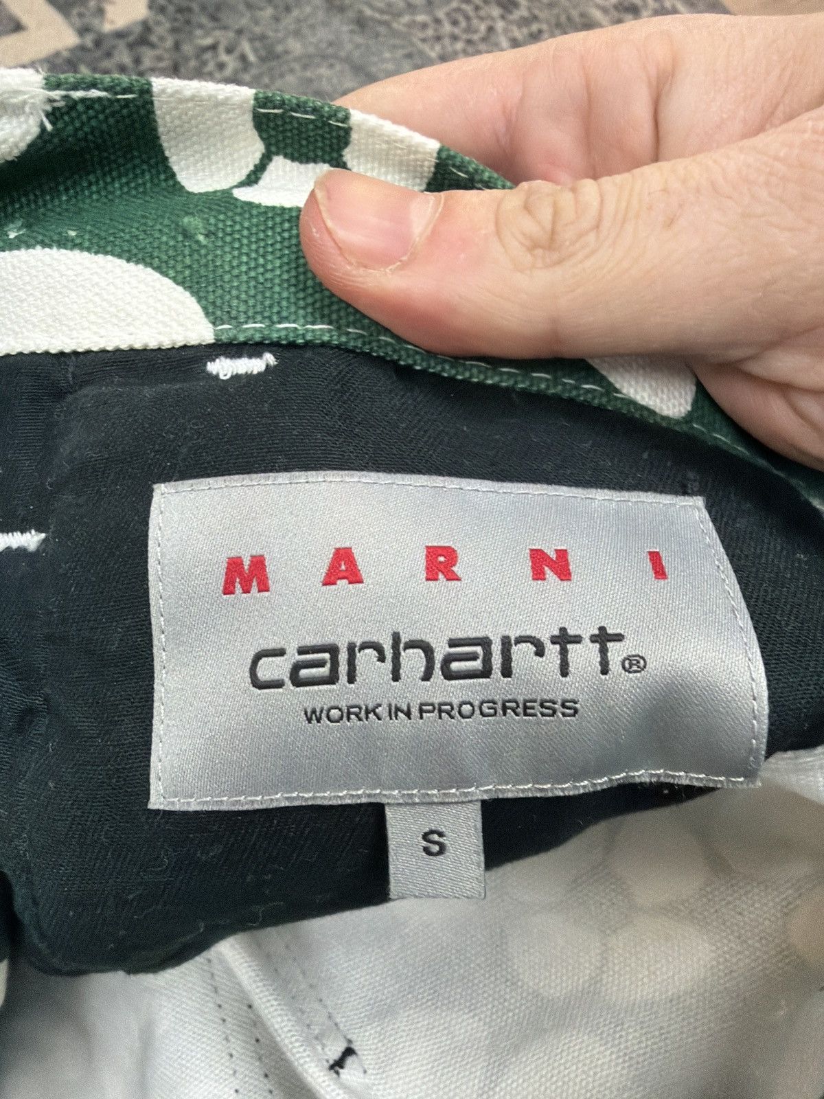 Carhartt Wip × Marni Marni Carhartt Green Flower Trouser Pants Size US 30 / EU 46 - 3 Thumbnail