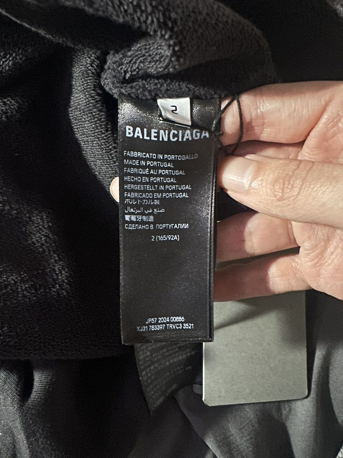 Balenciaga Balenciaga cropped logo distressed graphic hoodie size 2 Size US M / EU 48-50 / 2 - 10 Thumbnail