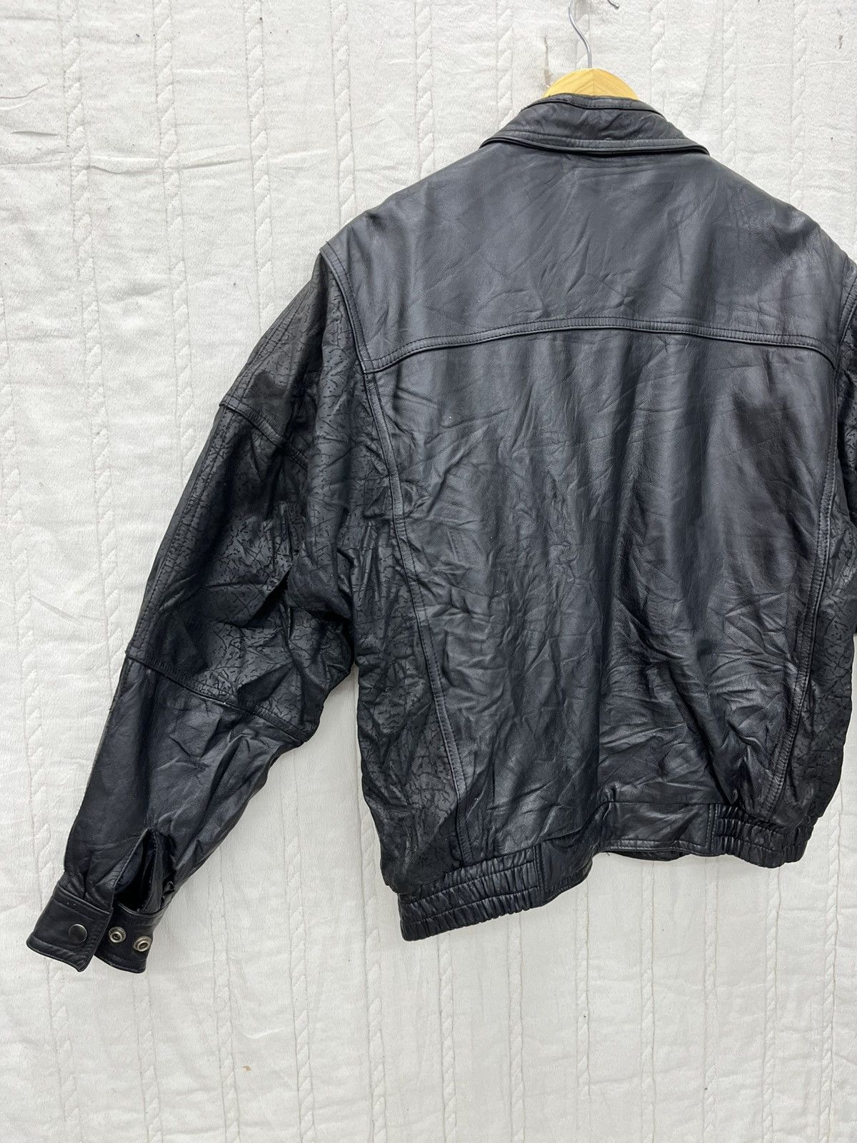 Genuine Leather × Orvis ORVIS LEATHER BOMBER JACKET Size US M / EU 48-50 / 2 - 8 Thumbnail