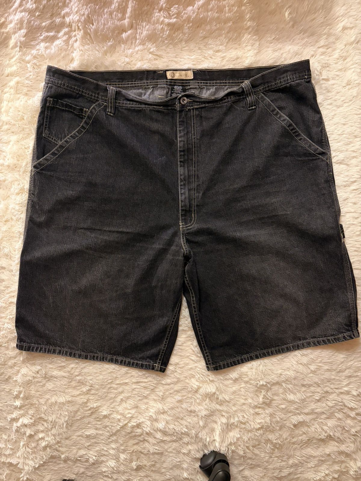 Other Vintage Y2K Baggy Outdoor Outfitters Men Black Denim Shorts Size US 44 / EU 60 - 1 Thumbnail