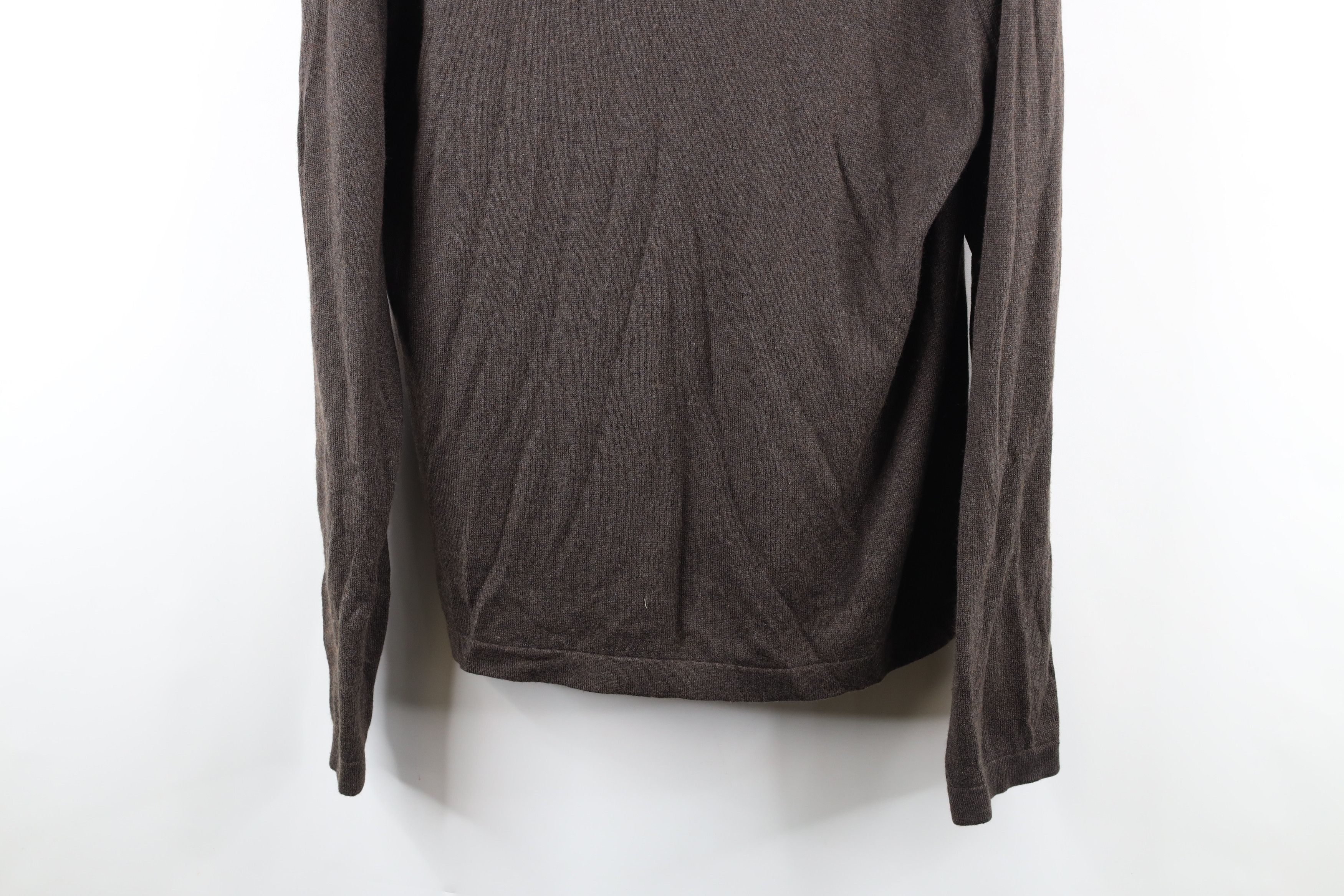 Banana Republic Banana Republic Silk Cashmere Knit V-Neck Sweater Brown Size US L / EU 52-54 / 3 - 3 Thumbnail