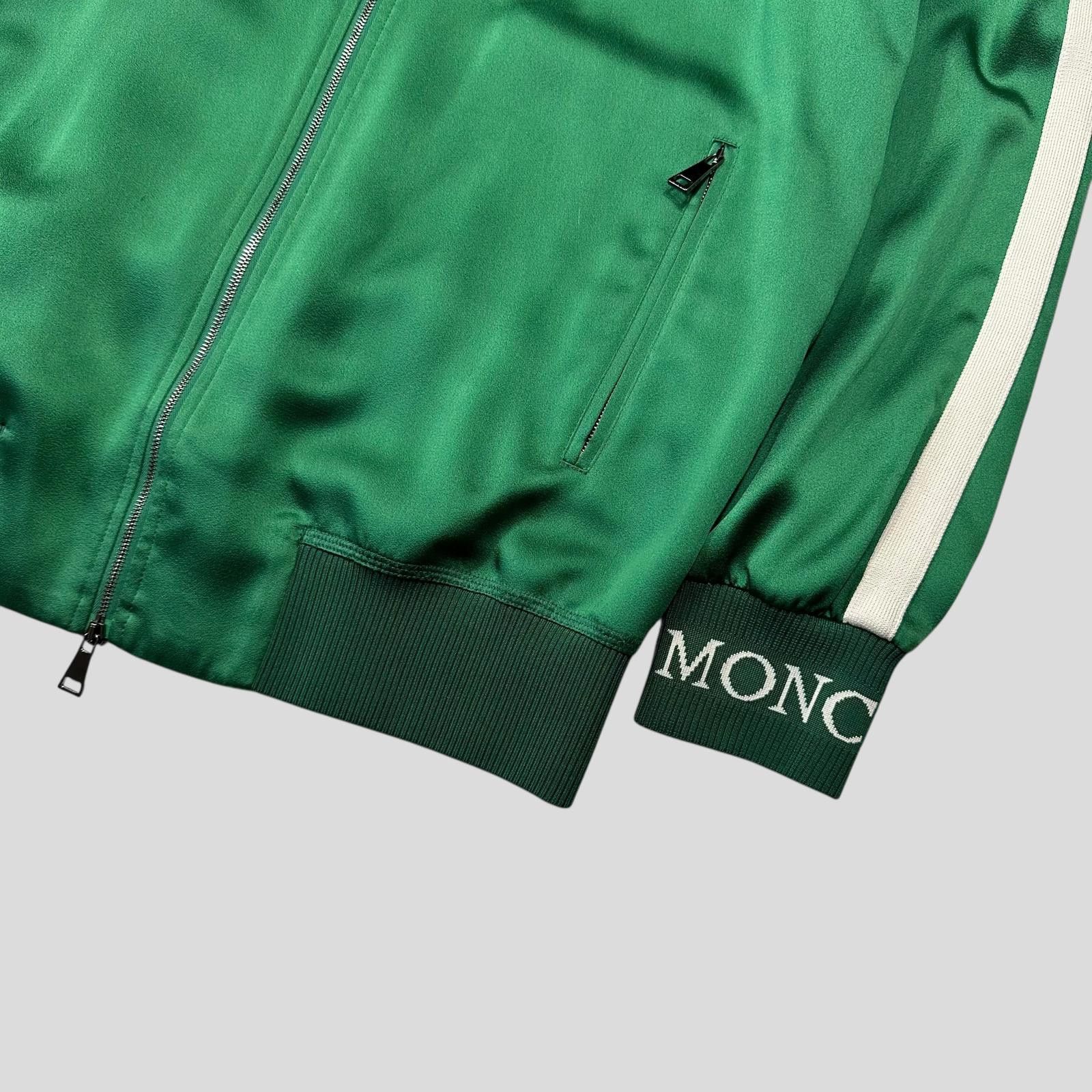 Moncler Moncler 2018 Satin Polyester Striped Track Jacket - 42 (M/L) Size US M / EU 48-50 / 2 - 4 Thumbnail