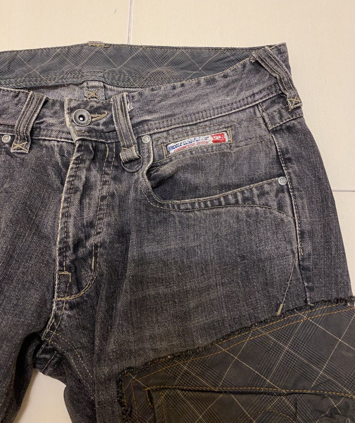 If Six Was Nine × Japanese Brand × Nicole Club Nicole Club Multipocket Cargo Bondage Jeans Size US 32 / EU 48 - 7 Thumbnail