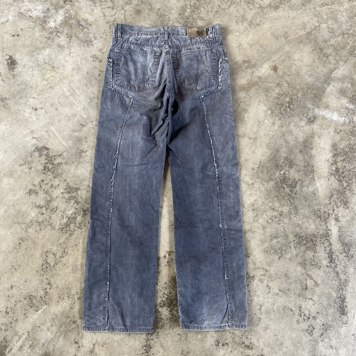 Designer × Just Cavalli 🔥🔥Just Cavalli Splash Acid Punk Design Stylish Pants Size 29" - 4 Thumbnail