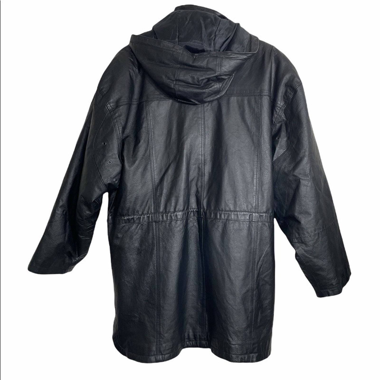 Other FASHION ELEMENTS Leather Coat Black Size Large Size US L / EU 52-54 / 3 - 2 Thumbnail