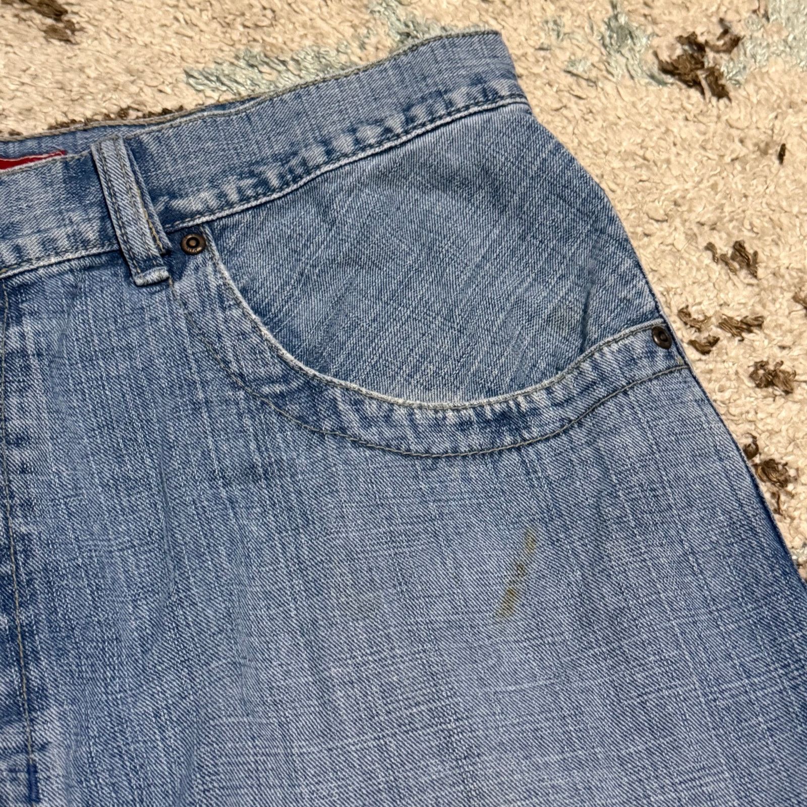 Ecko Unltd. Vintage Ecko Unltd Baggy Jean Shorts Size 38 Rhino Y2K Size US 38 / EU 54 - 7 Thumbnail