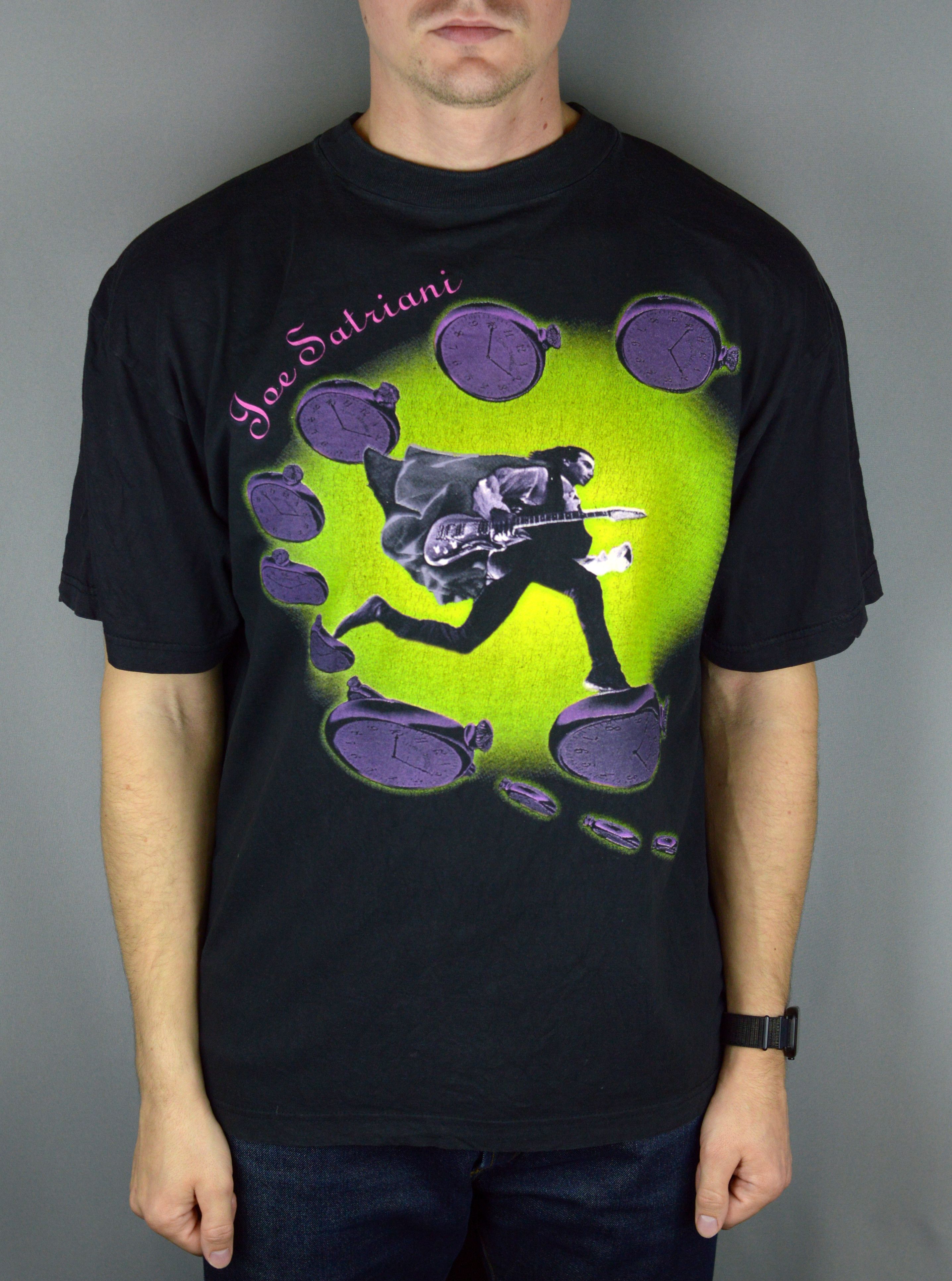Band Tees × Vintage Vintage Joe Satriani World Tour 1995 - 1996 t shirt Size US XL / EU 56 / 4 - 1 Thumbnail