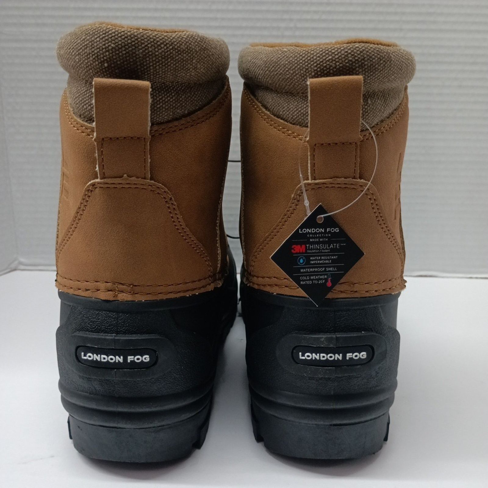 London Fog London Fog LFM-Holborn Winter Boot Brown/Black Men's Size 7M Size US 7 / EU 40 - 4 Thumbnail