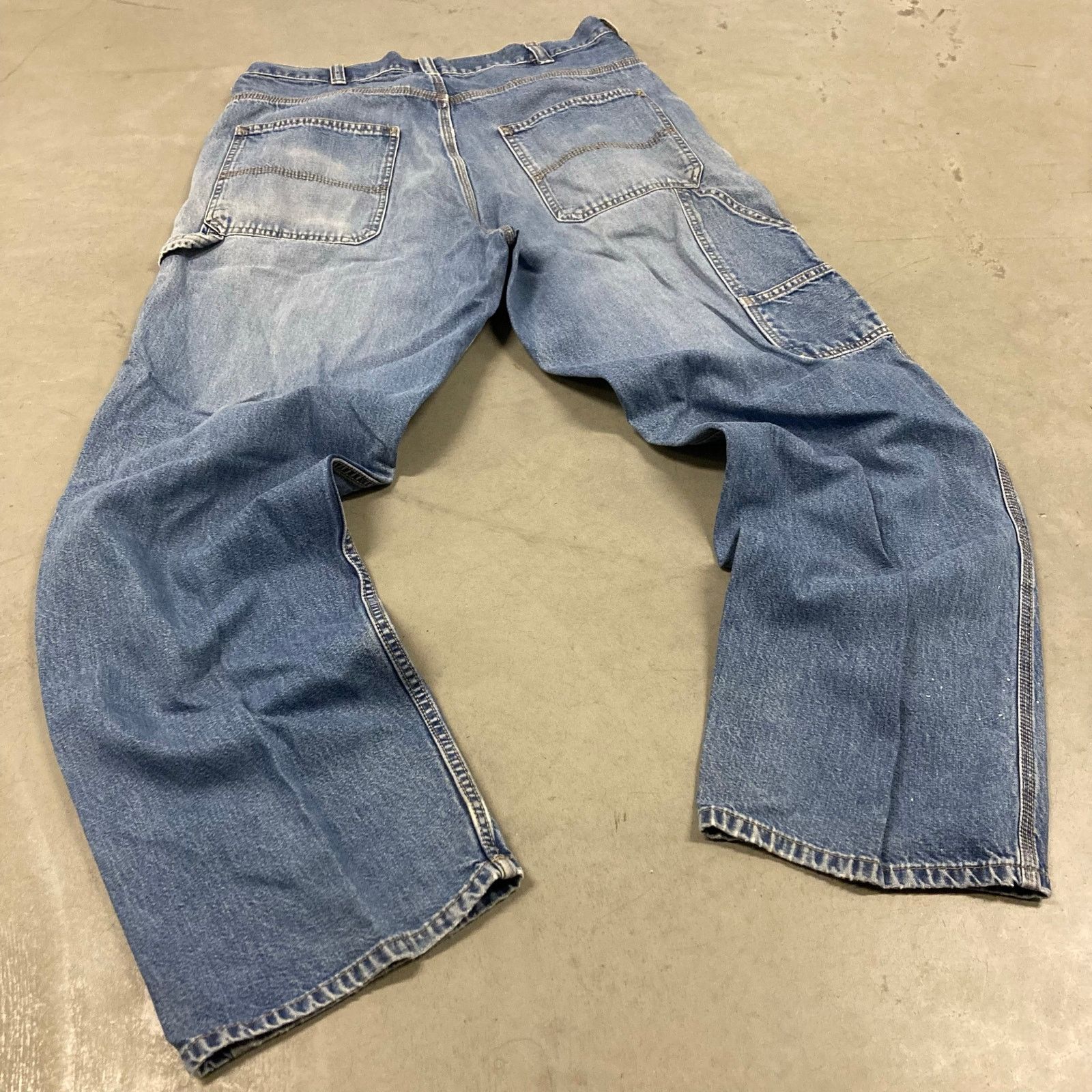 Vintage vintage faded open trails carpenter cargo jeans 34x32 Size US 34 / EU 50 - 2 Thumbnail
