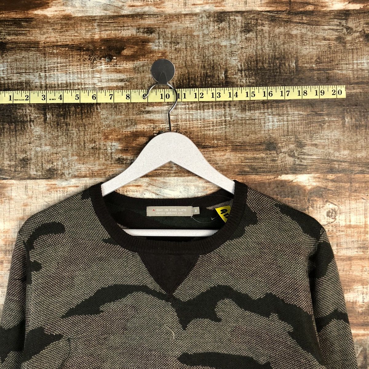 Homespun Knitwear × Japanese Brand Day in the life Camo Knitwear #A1296 Size US M / EU 48-50 / 2 - 4 Thumbnail