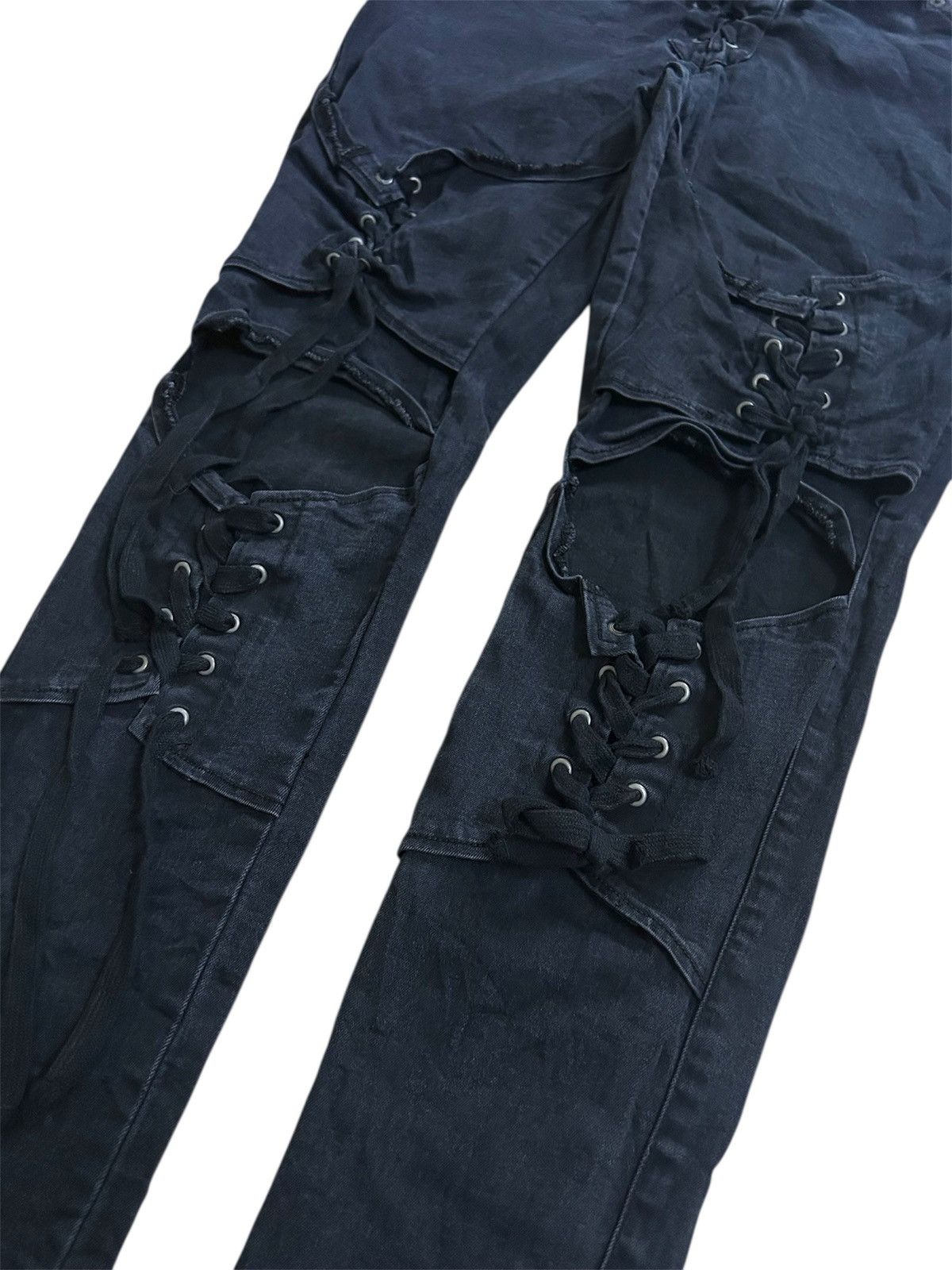 Japanese Brand × Killstar KILLSTAR Cult Luxury Mad Punk Style Skinny Fits Denim Size US 36 / EU 52 - 6 Thumbnail