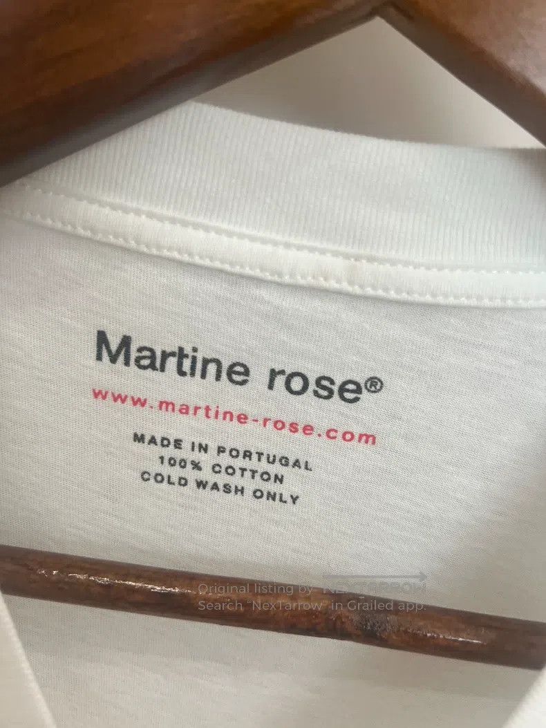 Martine Rose Martine Rose Rabbit slim T-shirt Size US L / EU 52-54 / 3 - 5 Thumbnail