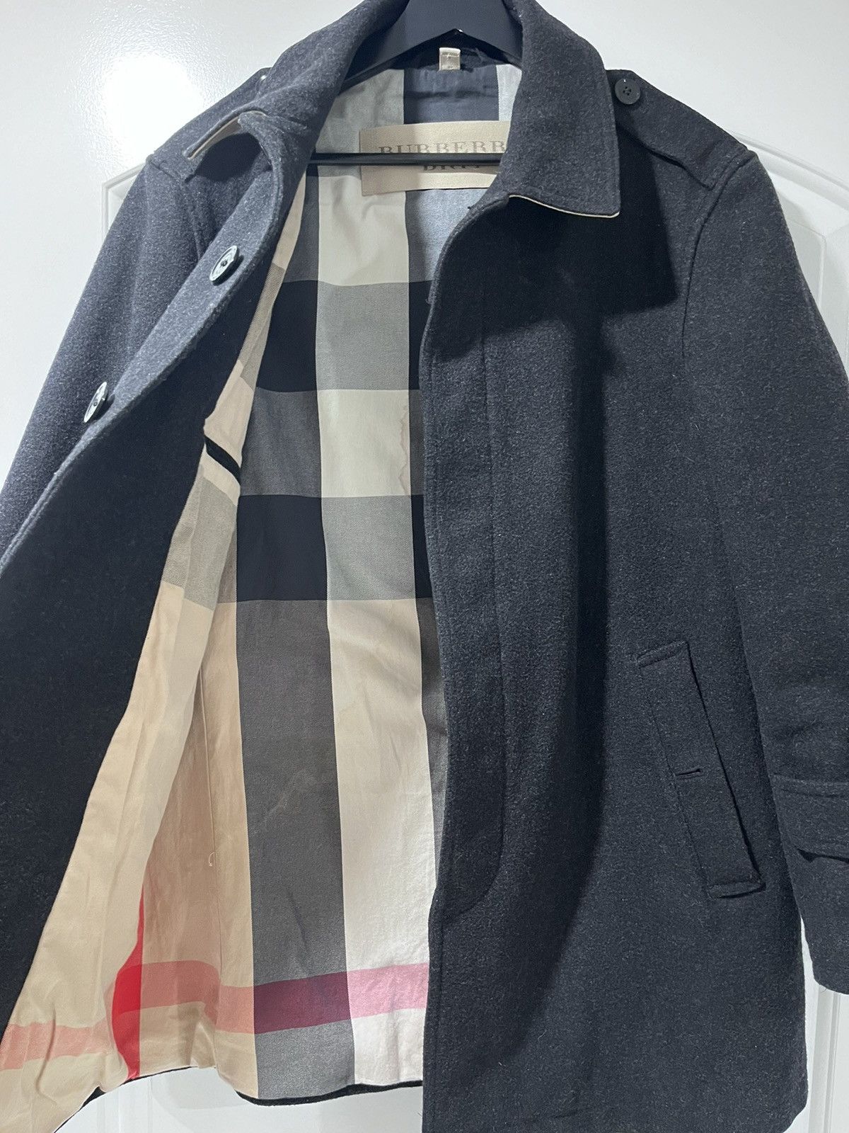 Burberry Burberry Brit Wool coat Size US L / EU 52-54 / 3 - 1 Thumbnail