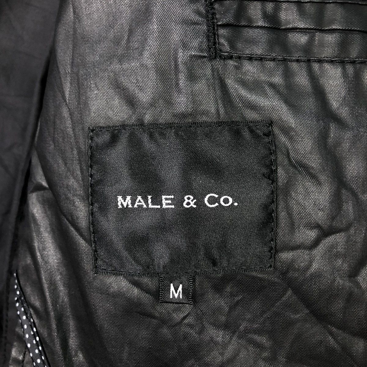 Japanese Brand VINTAGE HUNTING UTILITY BIKER JACKET MALE & CO ISSEY MIYAKE Size US M / EU 48-50 / 2 - 18 Thumbnail