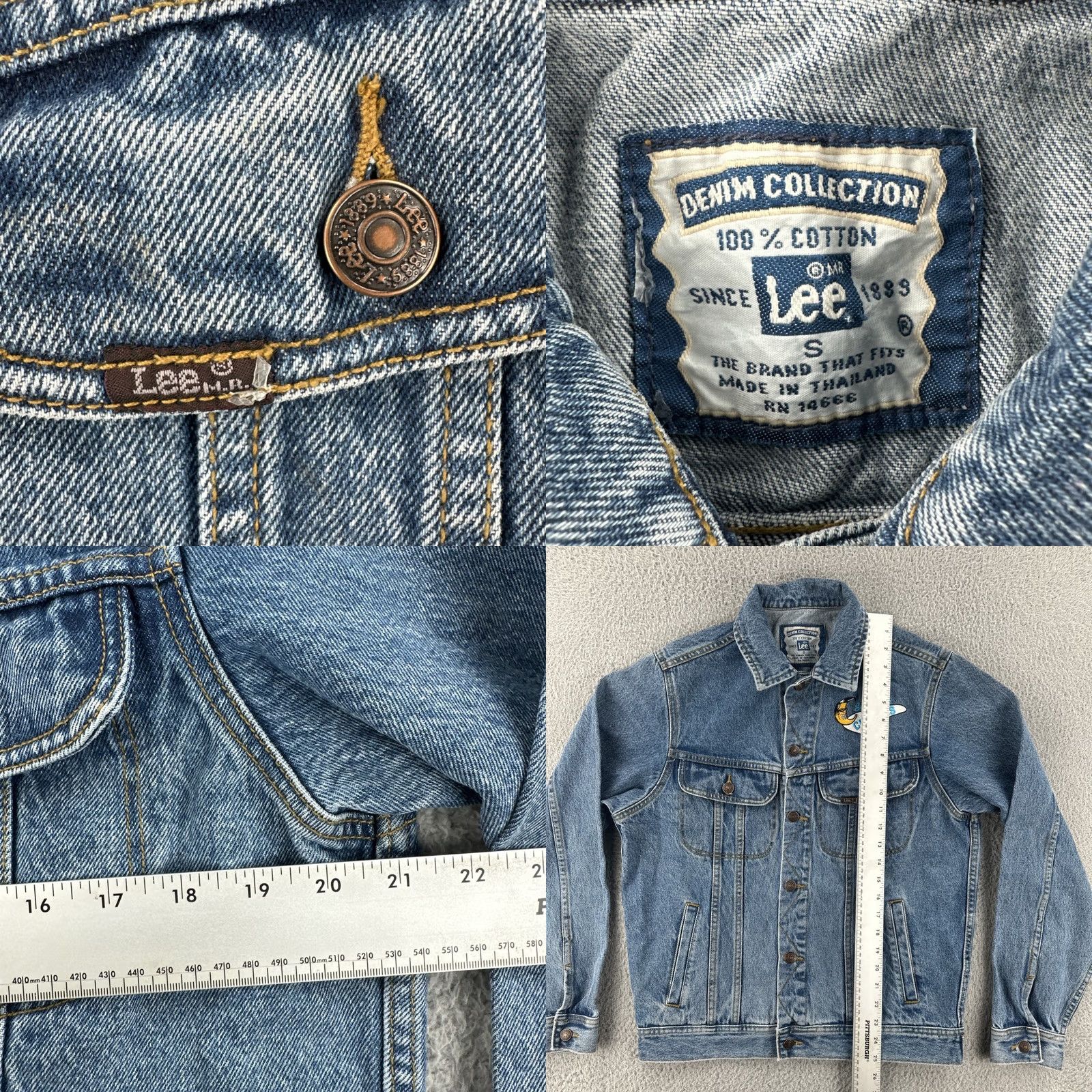 Lee VINTAGE Lee Classic Denim Jacket Size US S / EU 44-46 / 1 - 8 Thumbnail