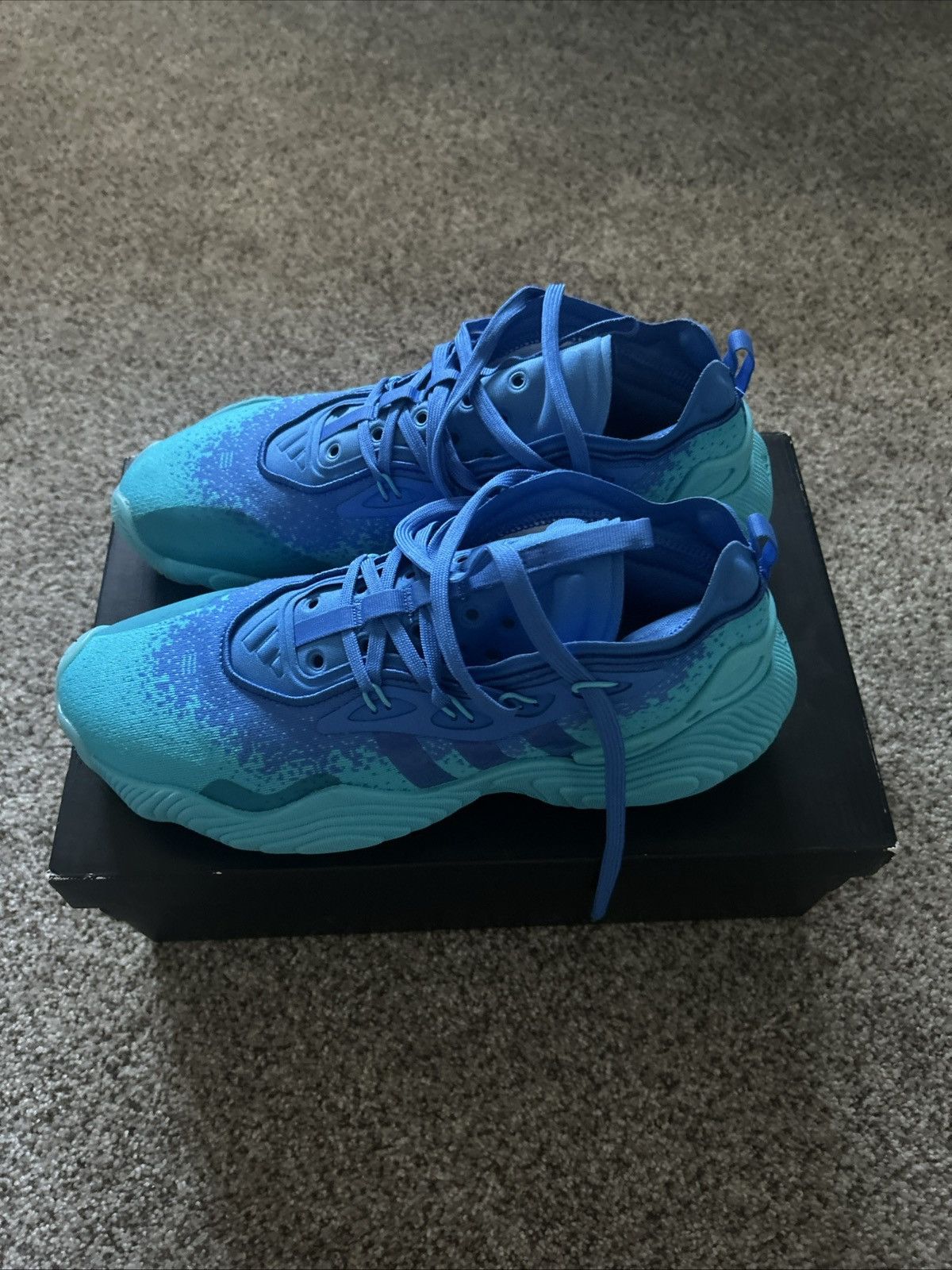 Adidas Trae Young 3 Lucid Cyan Size US 10.5 / EU 43-44 - 3 Thumbnail