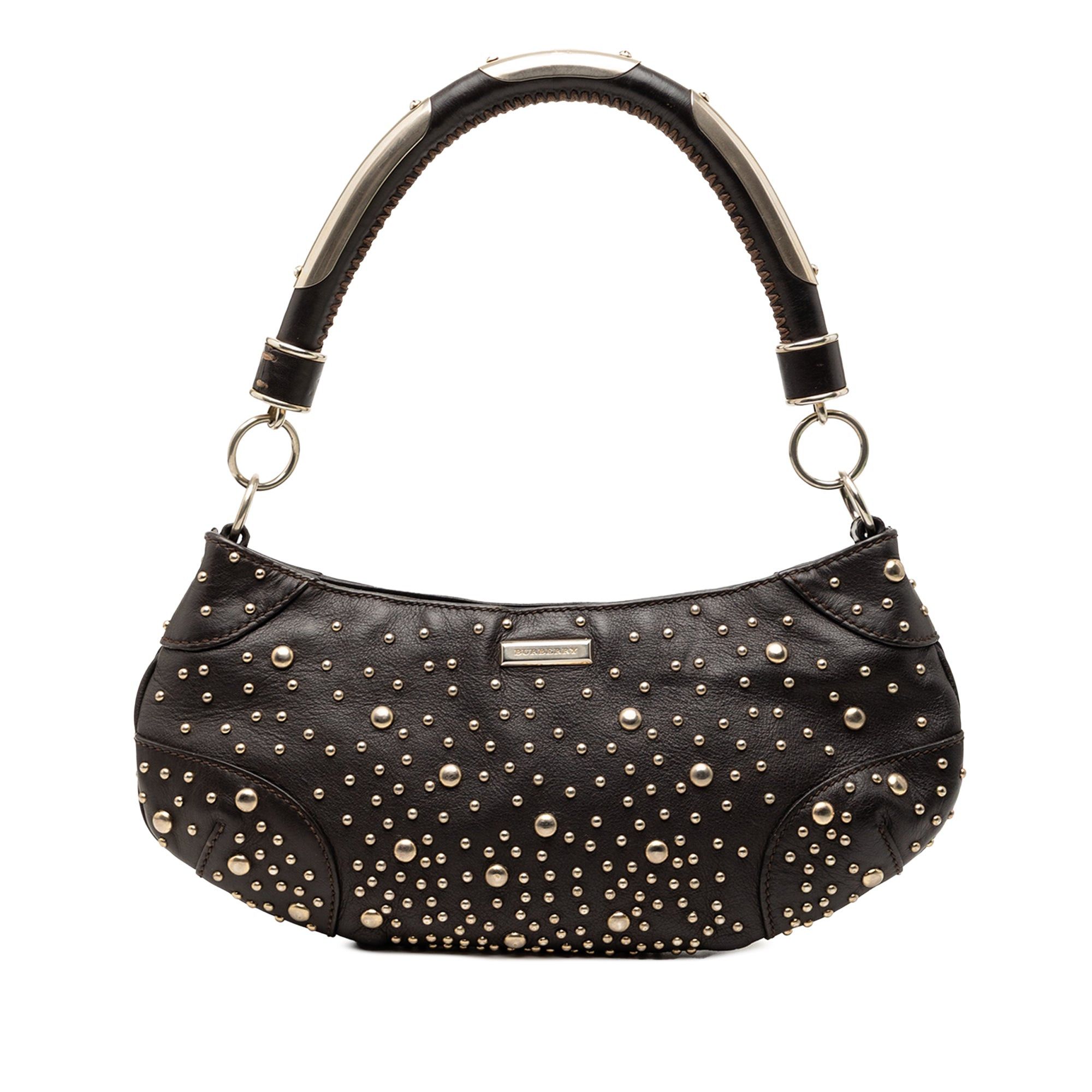 Burberry Studded Calfskin Cadet Satchel Size ONE SIZE - 1 Thumbnail
