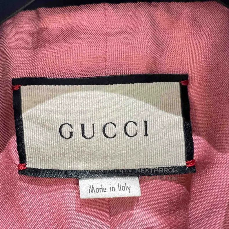 Gucci Gucci Contrast colour stitching double-breasted suit jacke Size XS / US 0-2 / IT 36-38 - 5 Thumbnail
