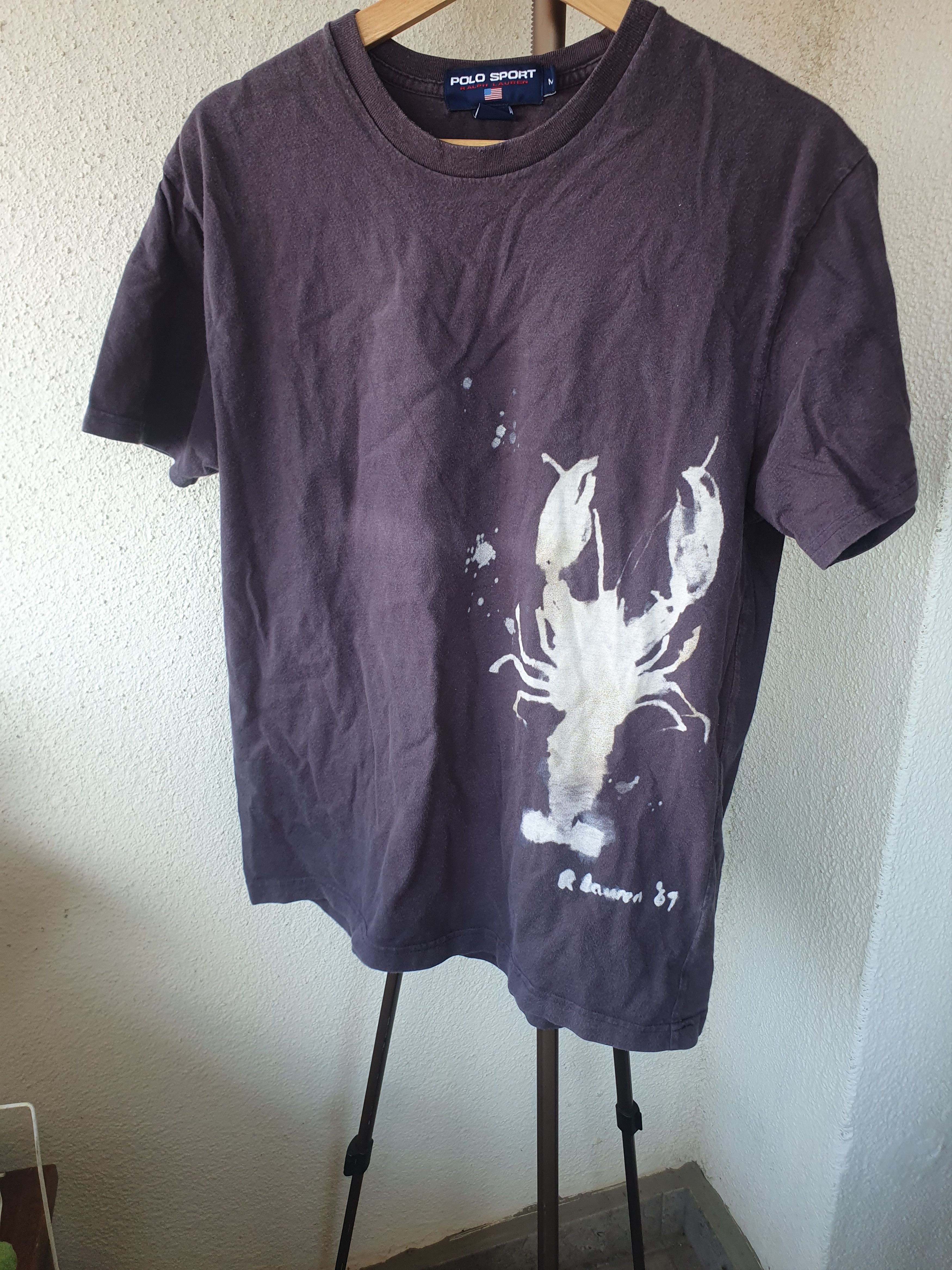 Polo Ralph Lauren Polo Sport Ralph Lauren Vtg Lobster print t-shirt sz M Size US M / EU 48-50 / 2 - 1 Thumbnail