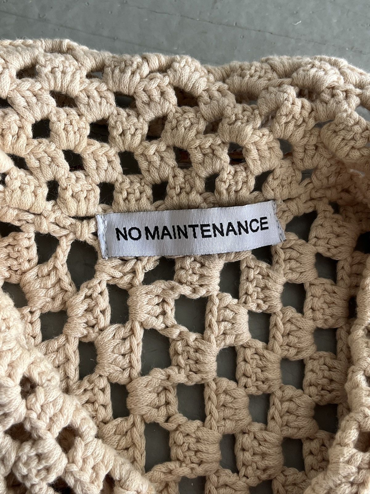 No Maintenance No Maintenance Mesh Crochet Shirt (unisex) Size US XS / EU 42 / 0 - 4 Thumbnail